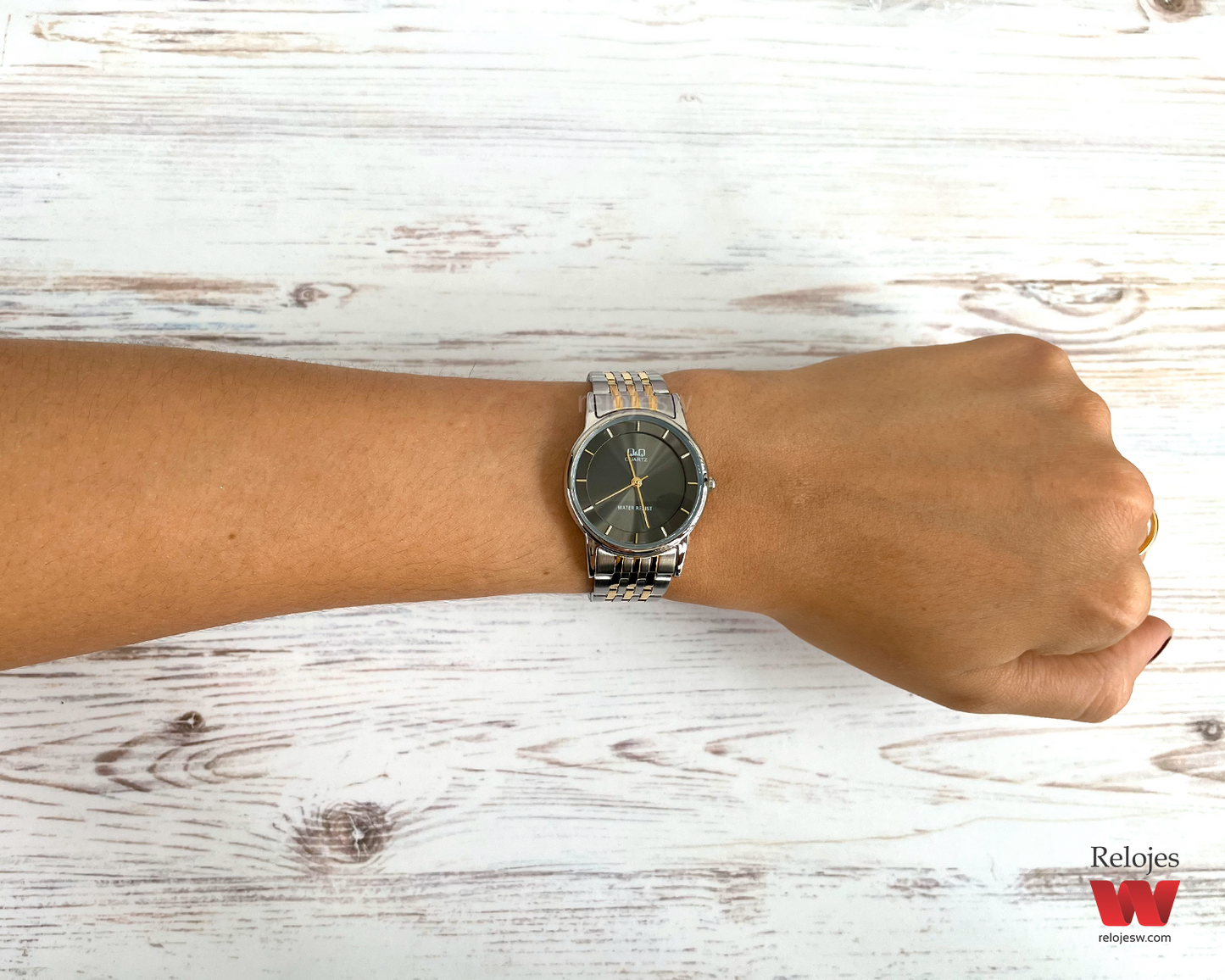 Reloj Q&Q Mujer QA57J402Y Plateado Dorado