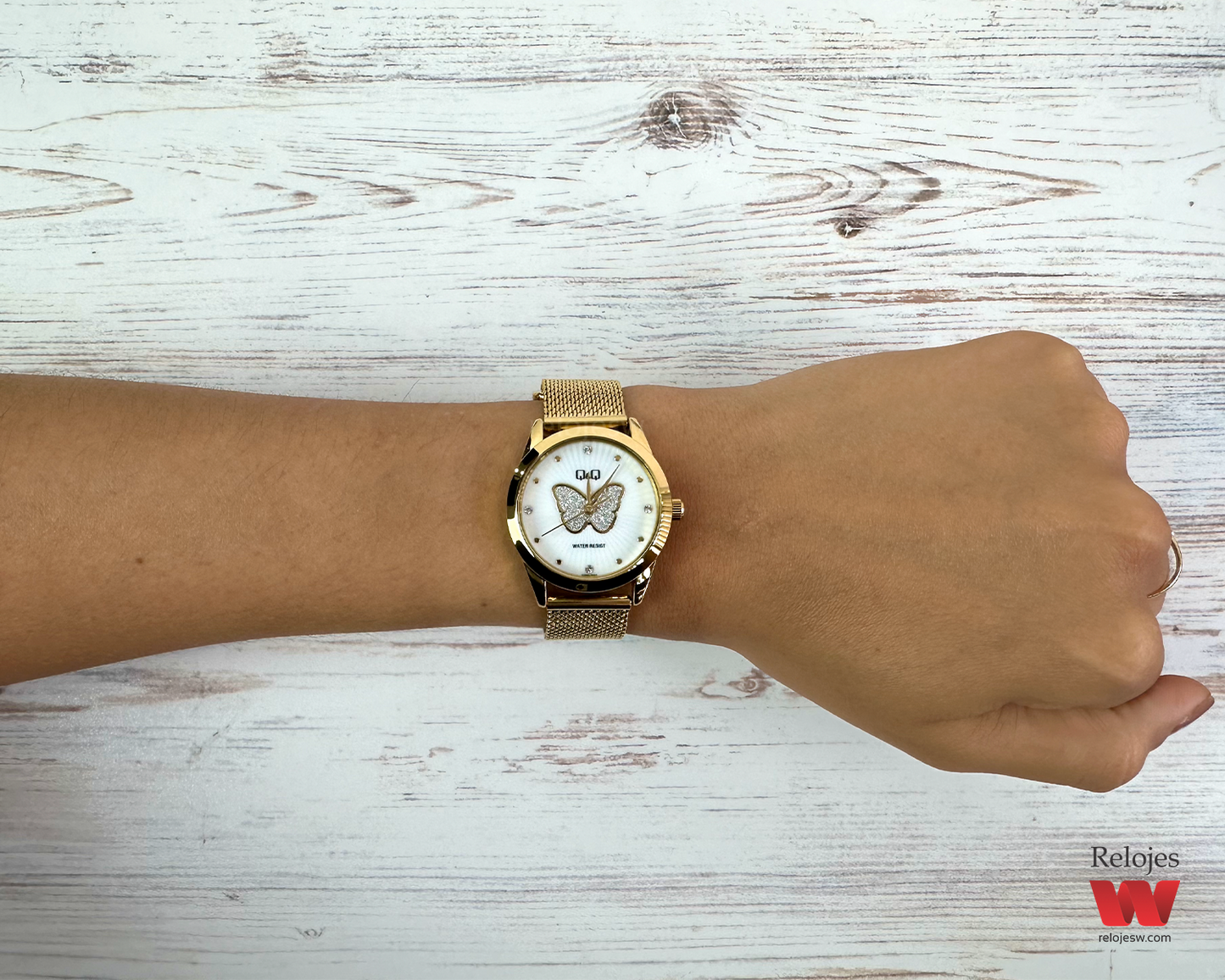 Reloj Q&Q Mujer Dorado QZ93J001Y