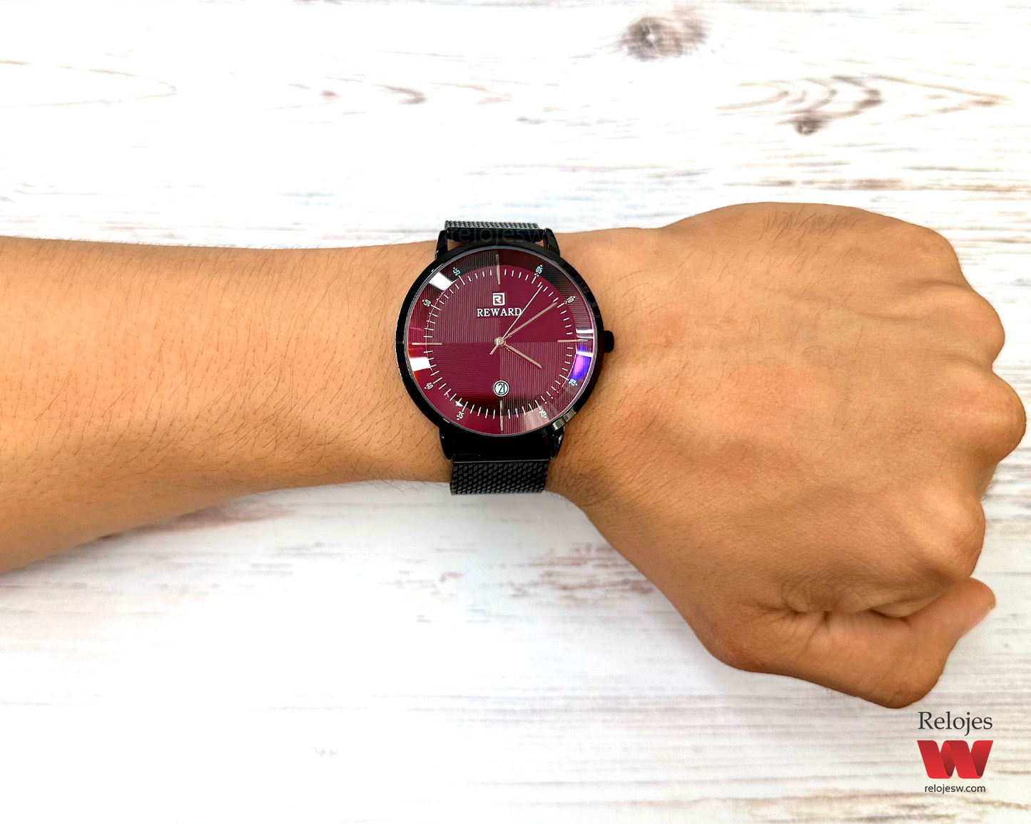Reloj Reward Hombre RD62015M Negro