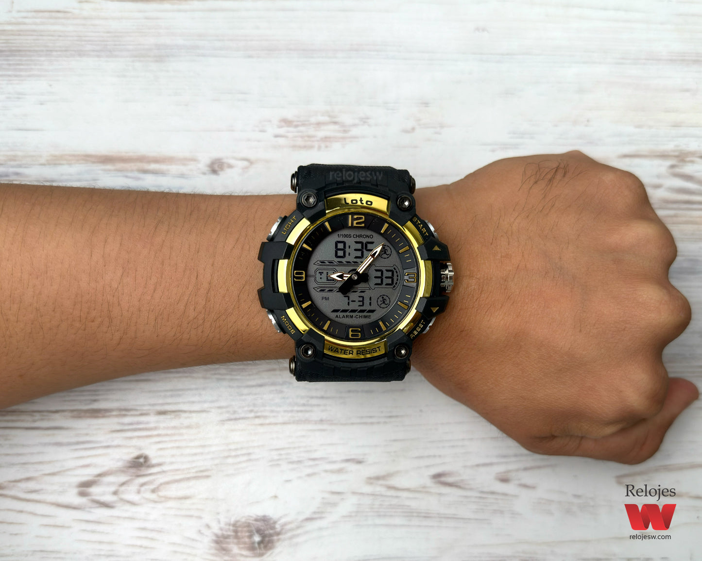 Reloj Loto Hombre Negro LT-2510-NEDO