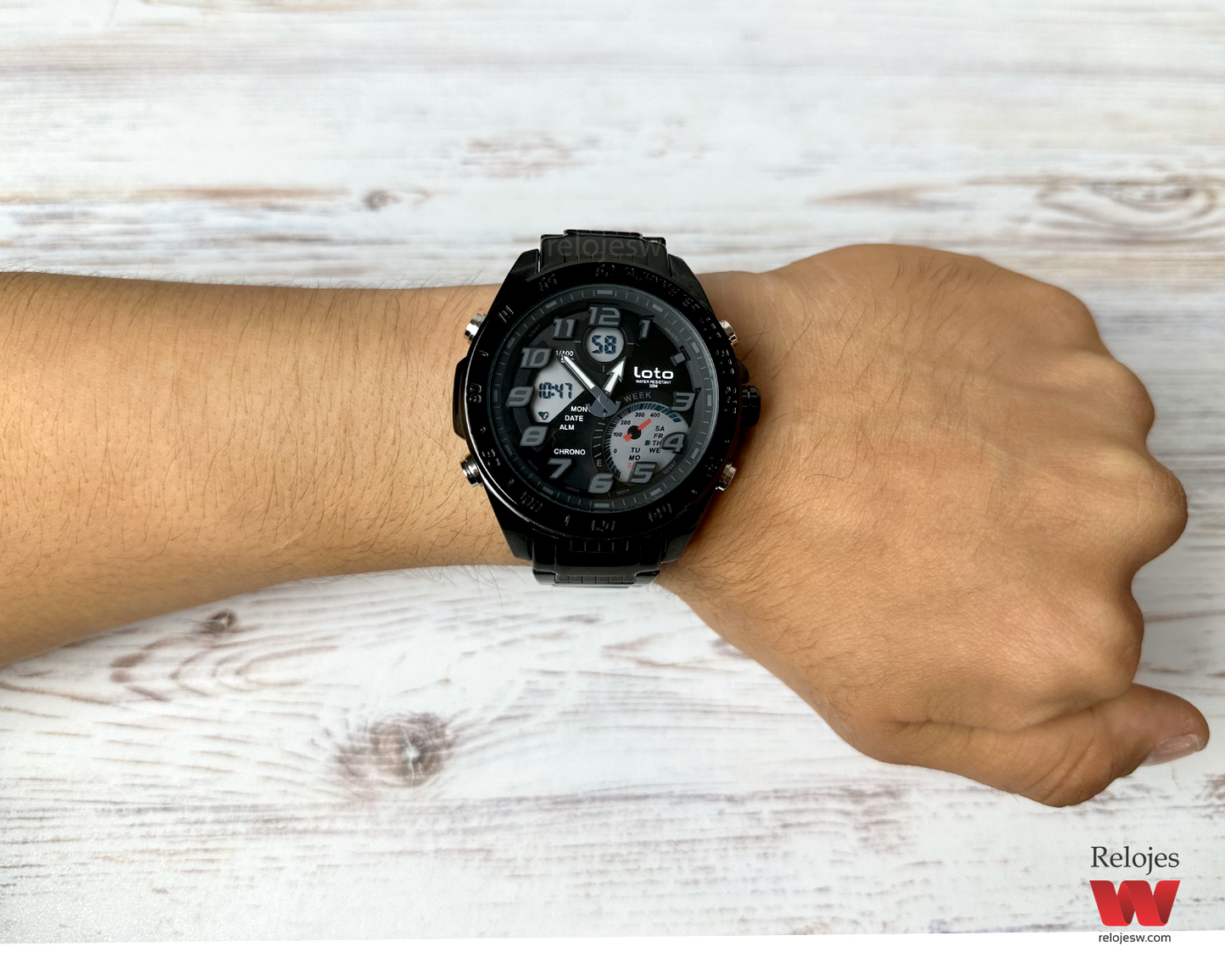 Reloj Loto Hombre Negro LT-2407-NEGR