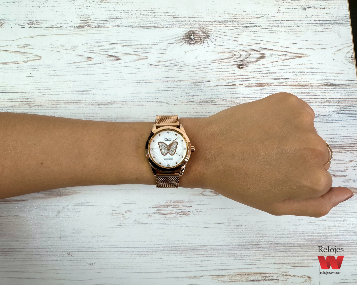 Reloj Q&Q Mujer Oro Rosa QZ93J011Y