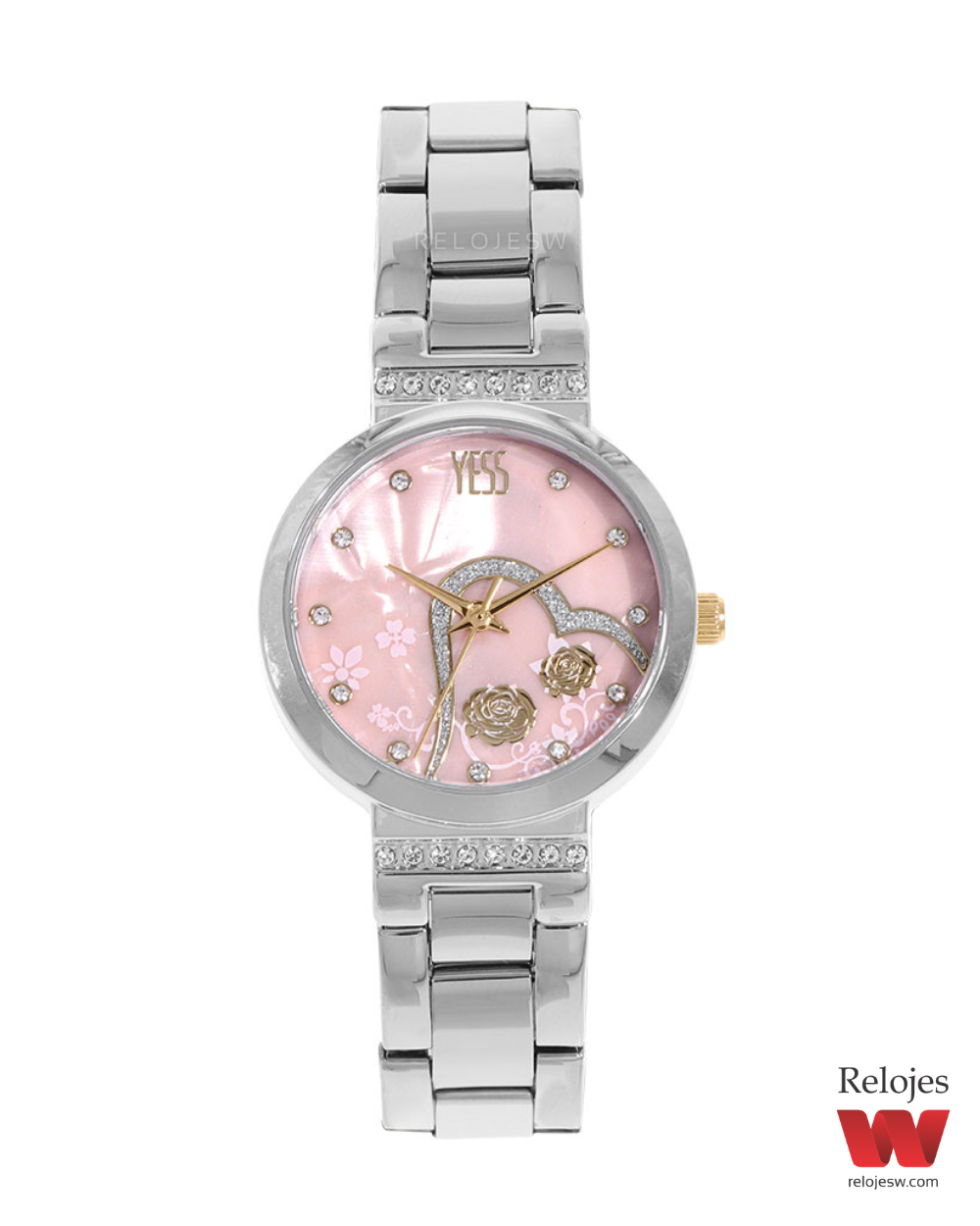 Reloj Yess Mujer Plateado 1217L-PLRS