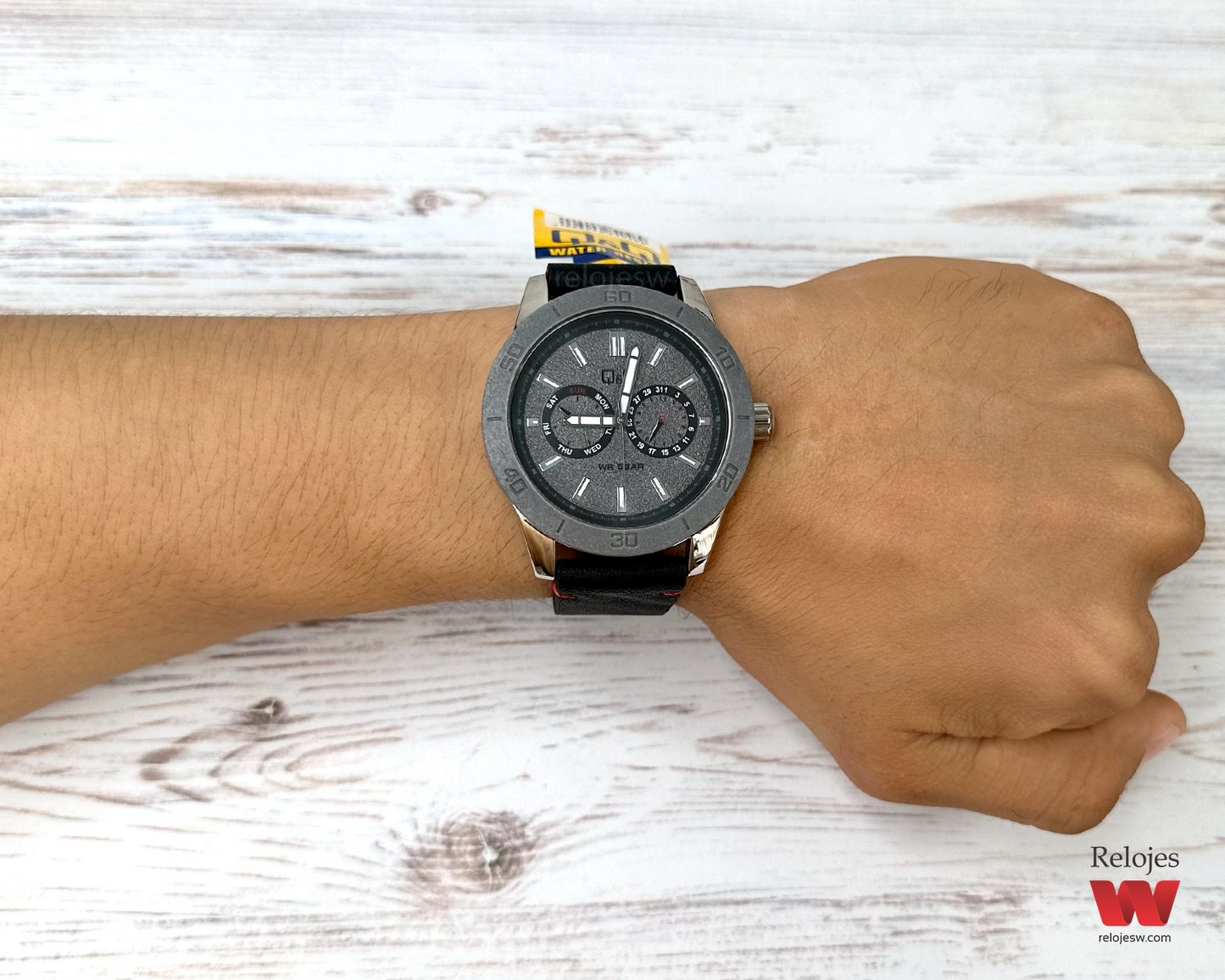 Reloj Q&Q Hombre AA34J312Y Cuero