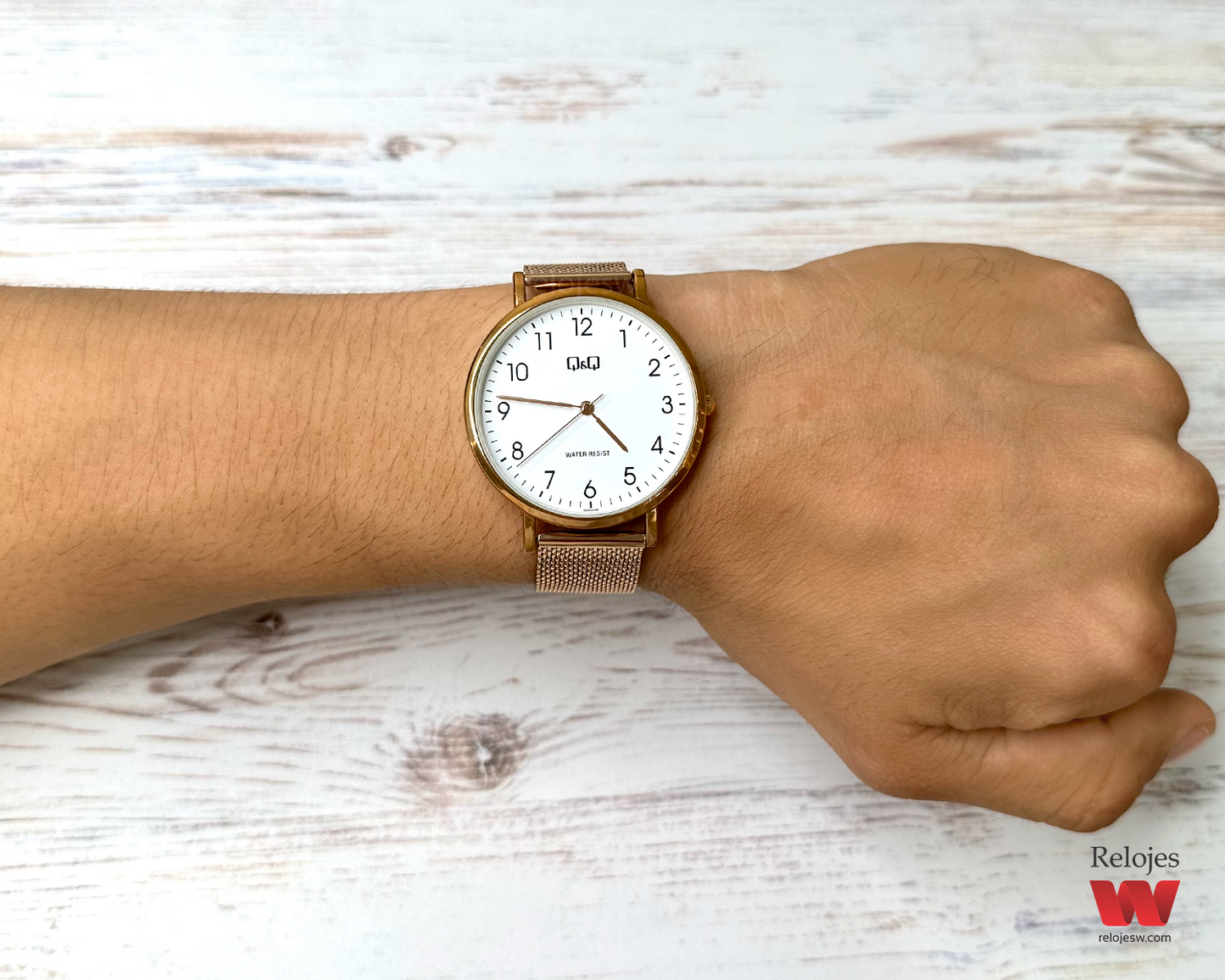 Reloj Q&Q Hombre QA20J064Y Oro Rosa