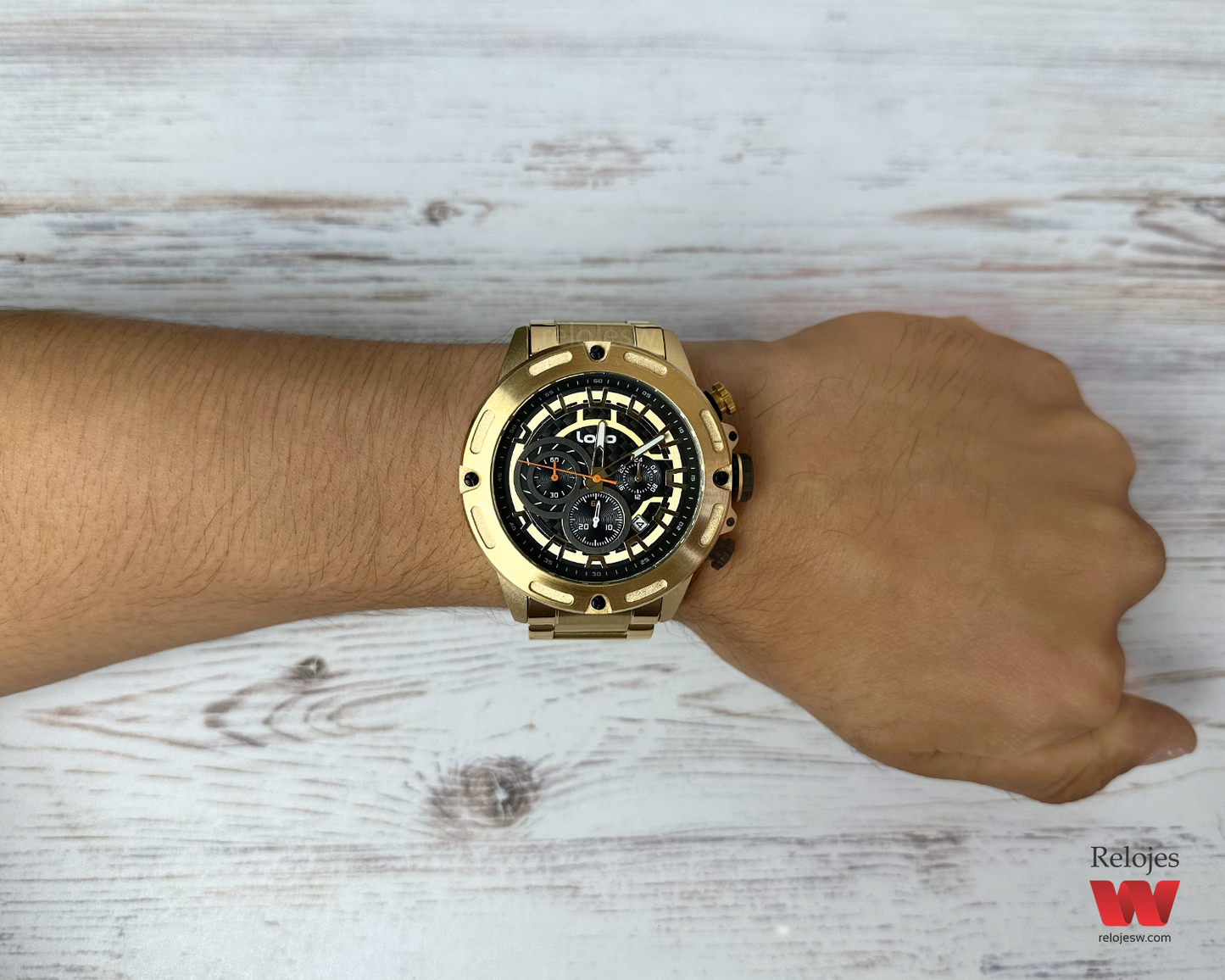 Reloj Loto Hombre Dorado LT-2417-DODO