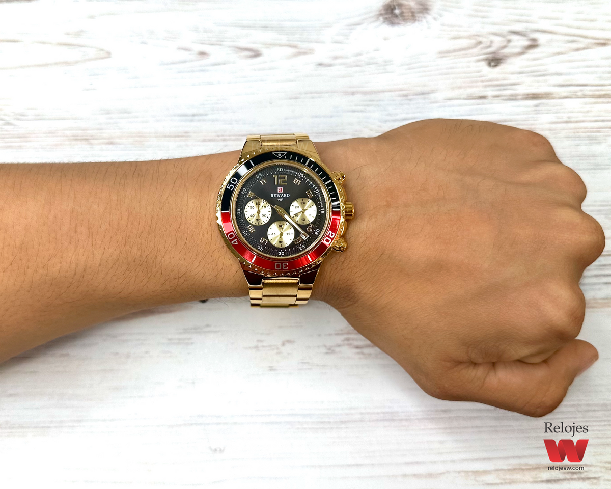 Reloj Reward Hombre RD81054M Dorado