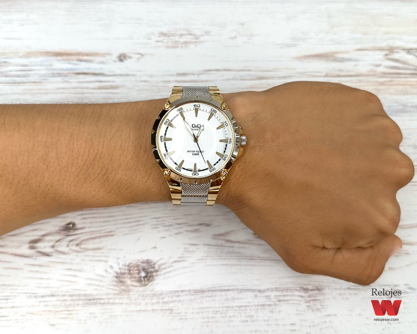 Reloj Q&Q Hombre Q960J401Y Bicolor