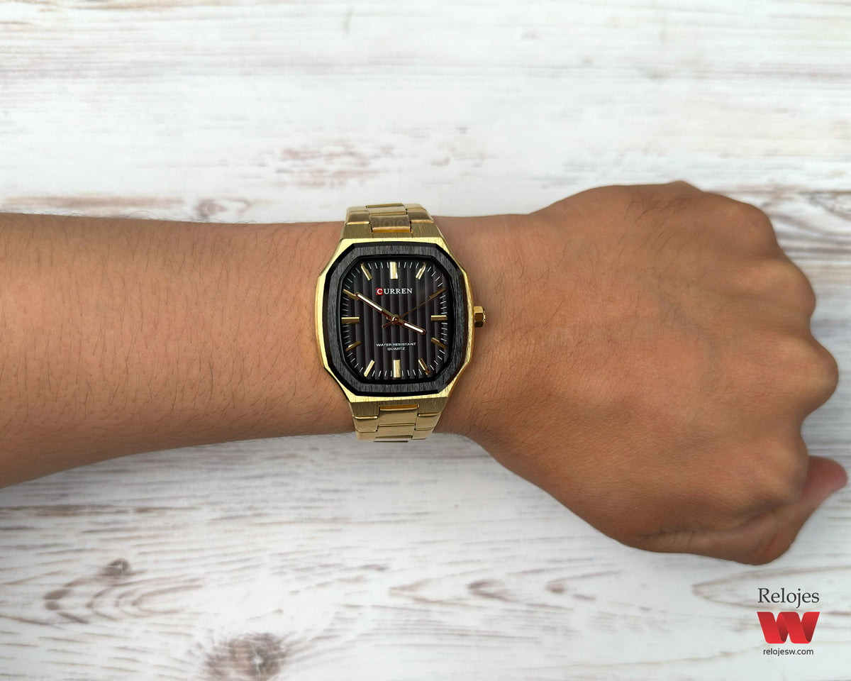 Reloj Curren Hombre Dorado CU8458-DONE