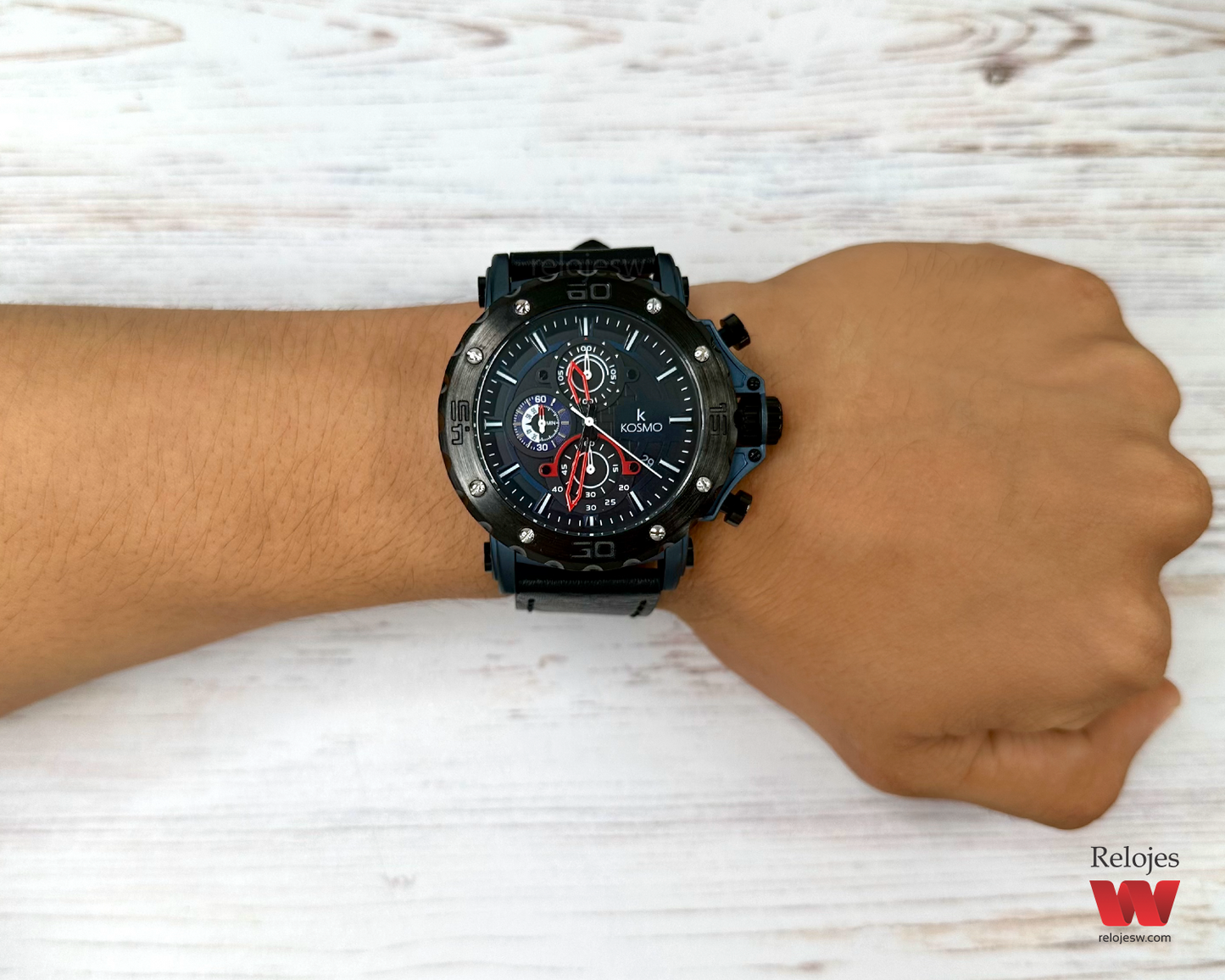 Reloj Kosmo Hombre K3932G Negro Azul