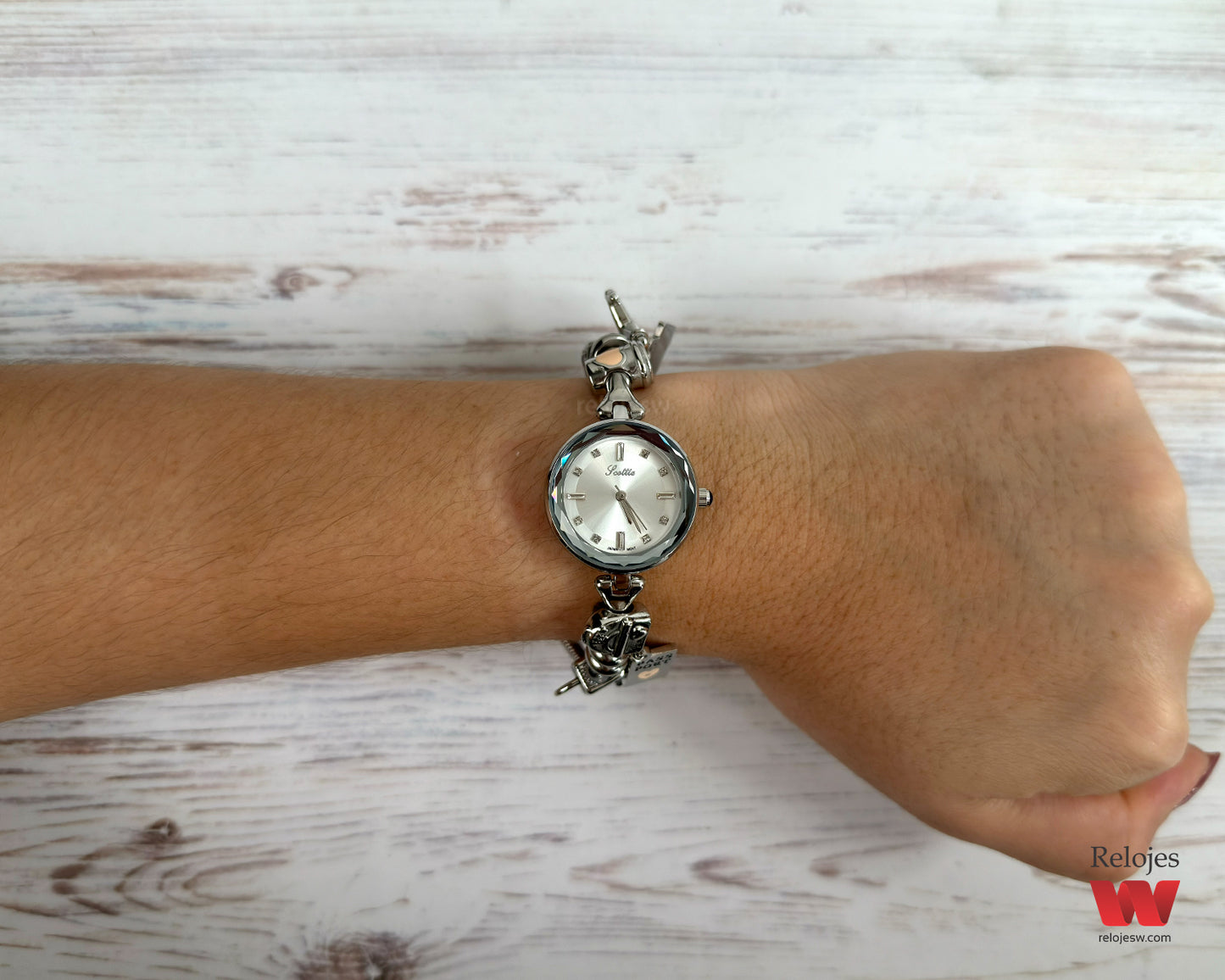 Reloj Scottie Mujer Plateado 9339A-PL