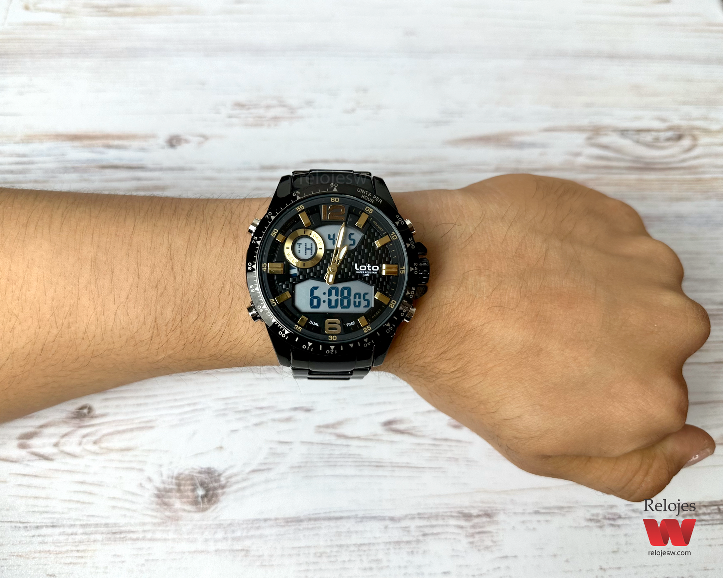 Reloj Loto Hombre Negro LT-2421-NEDO