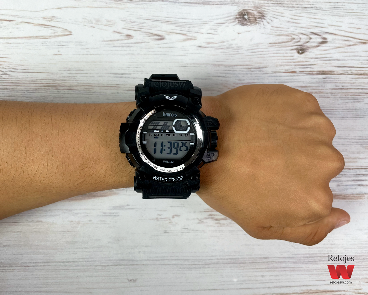 Reloj Kairos Hombre DM1314 Negro Plateado