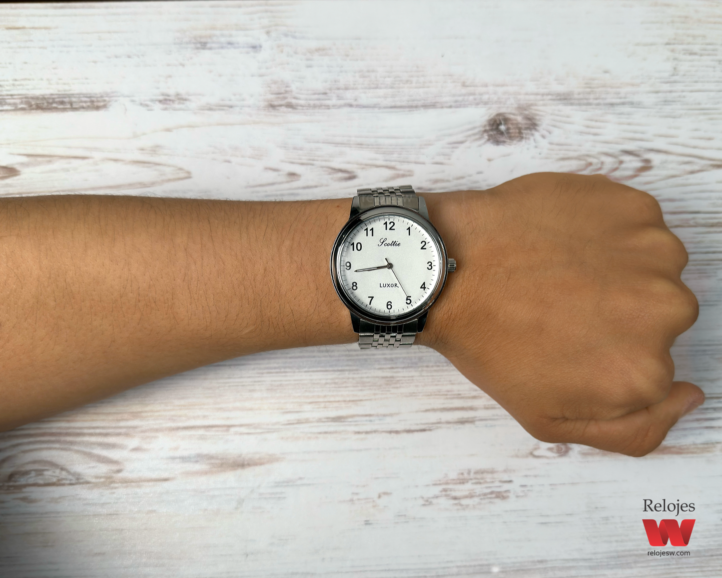 Reloj Scottie Hombre Plateado 3033-PLPL