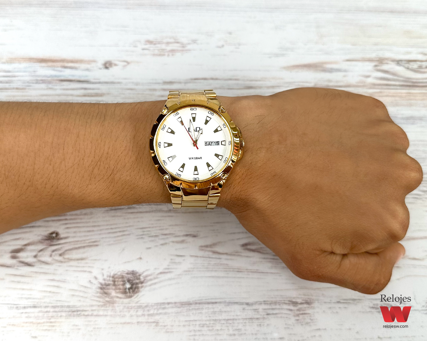Reloj Q&Q Hombre A216J001Y Dorado