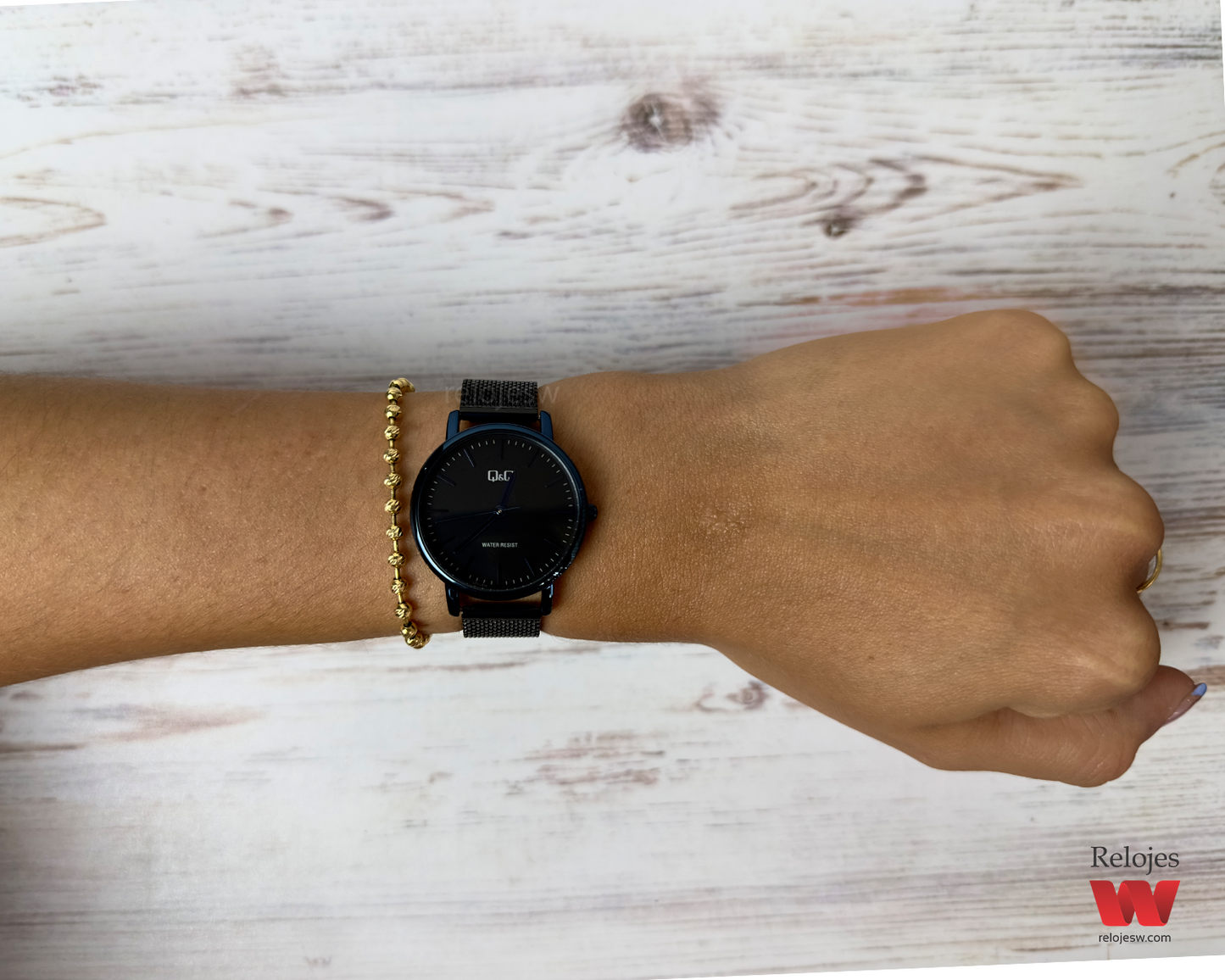 Reloj Q&Q Mujer Negro Azul QZ01J816Y
