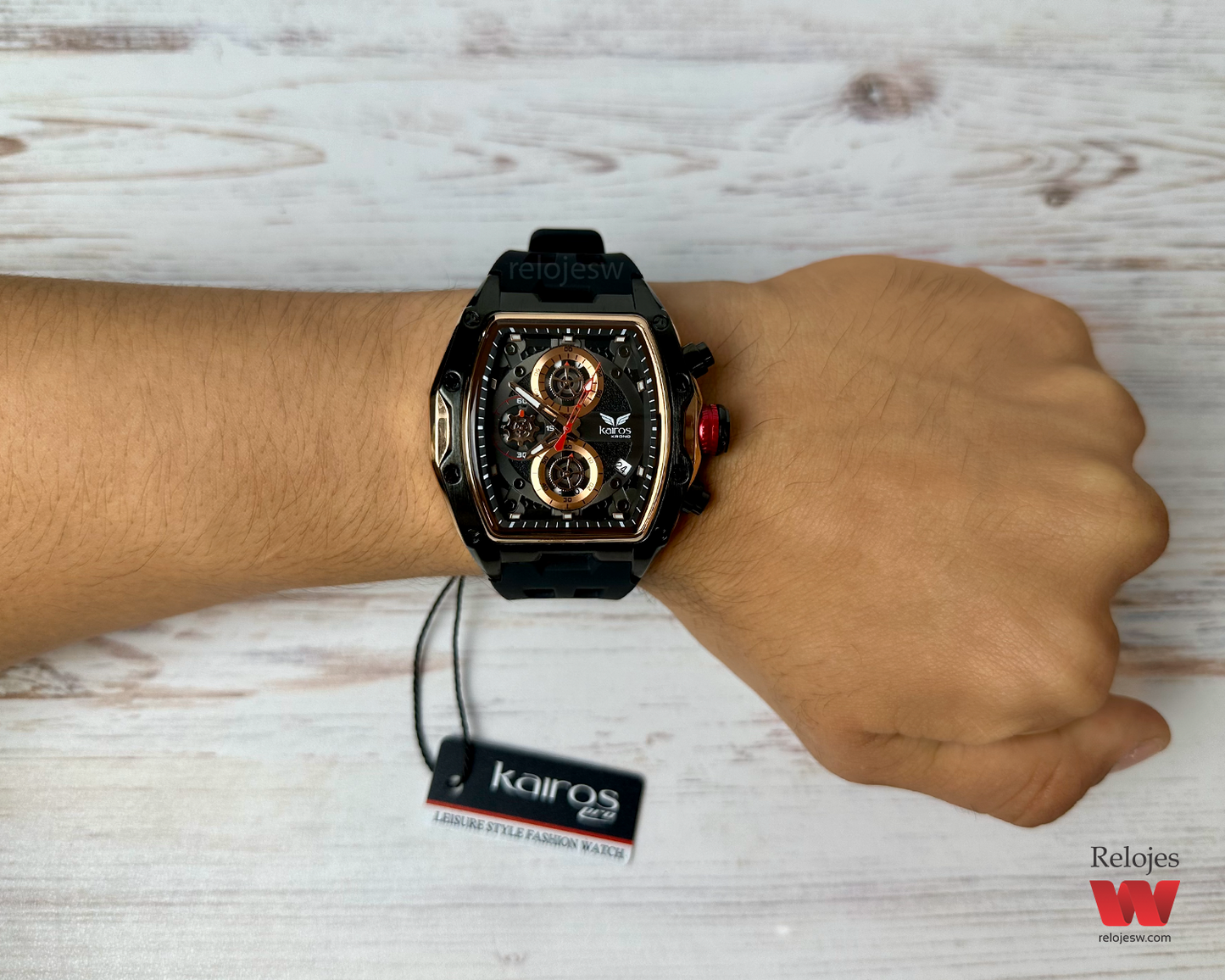 Reloj Kairos Hombre Negro KR0473G-1