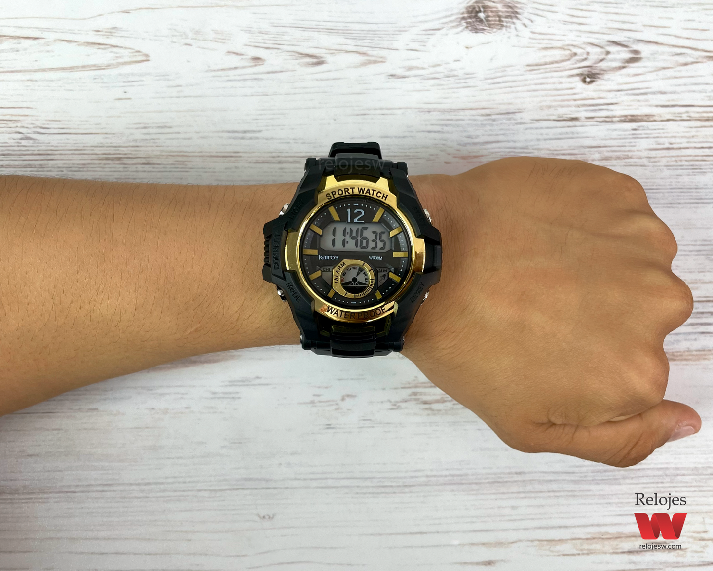 Reloj Kairos Hombre Negro Dorado DM0606-NEDO