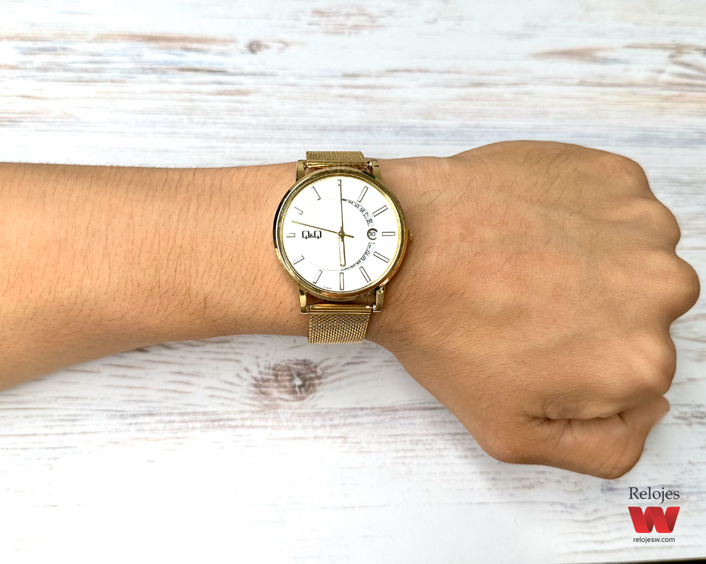 Reloj Q&Q Hombre A478J001Y Dorado
