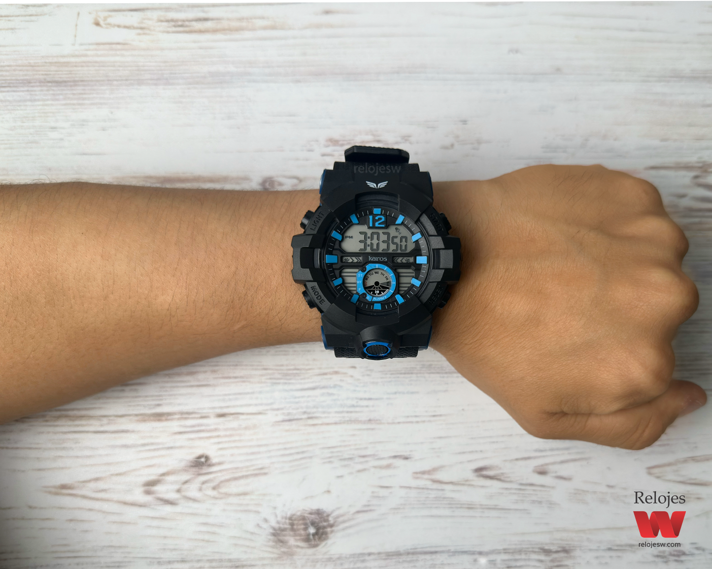 Reloj Kairos Hombre Negro Azul DM1909D-NEAZ