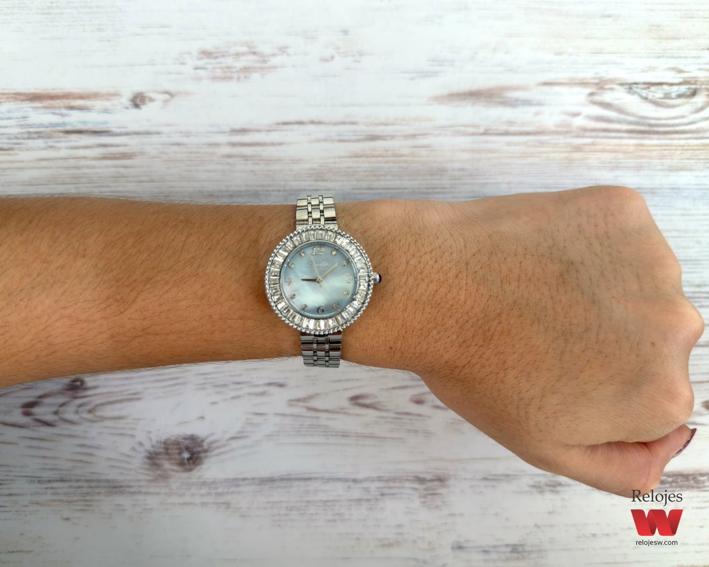 Reloj Scottie Mujer Plateado 9691-PLCE