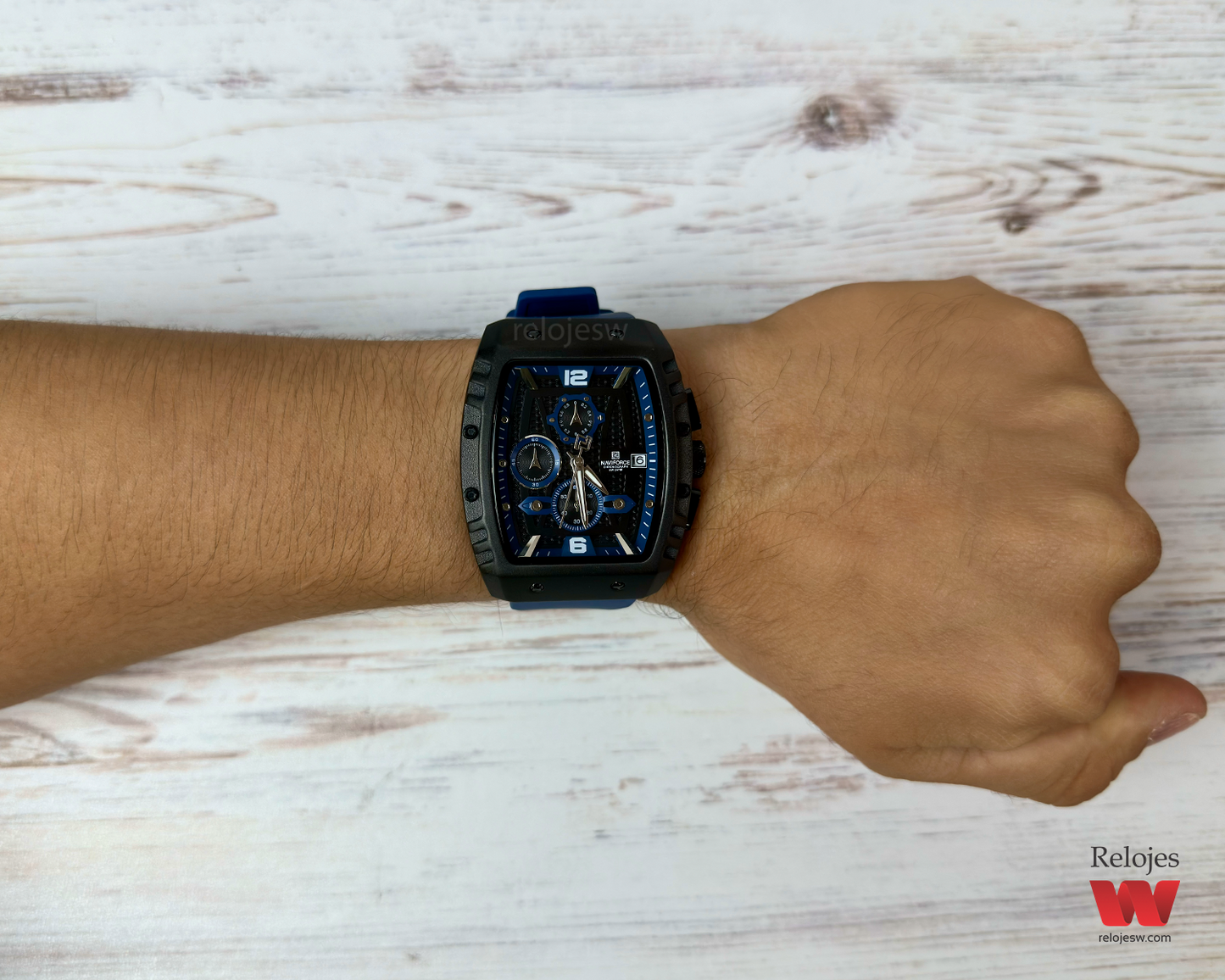 Reloj Naviforce Hombre Azul Negro NF8025-2