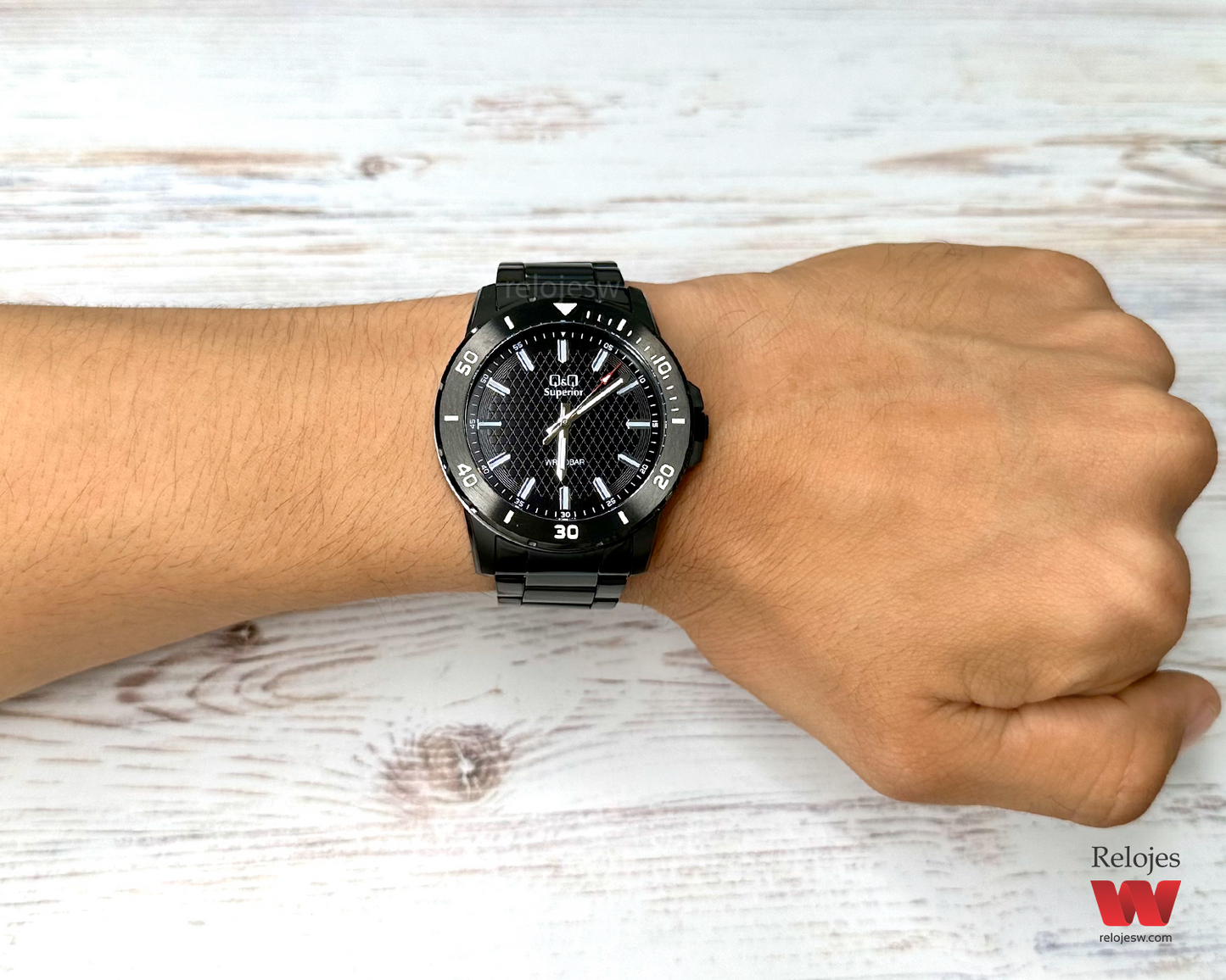 Reloj Q&Q Superior Hombre S372J402Y Negro