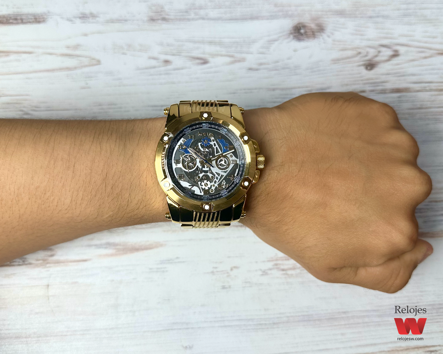 Reloj Kairos Hombre Dorado PR6300-5