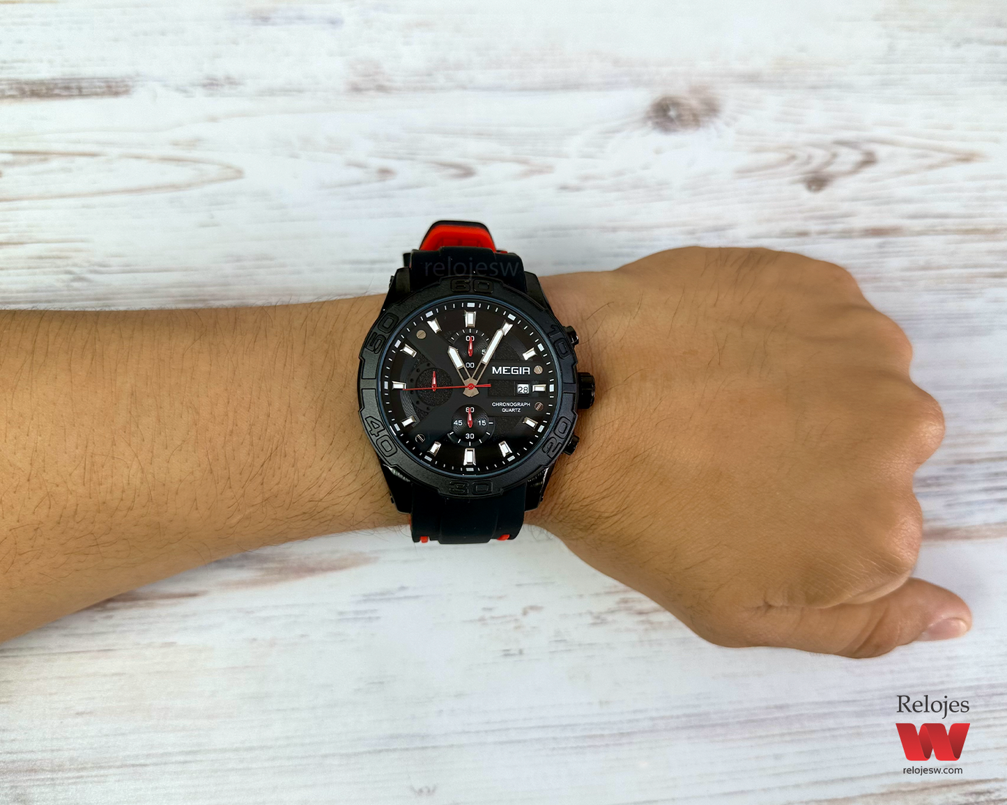 Reloj Megir Hombre Negro M2055S-NENE