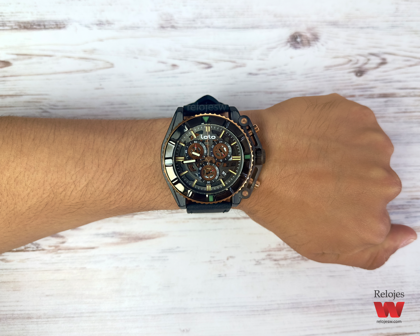 Reloj Loto Hombre Negro LT-2419-NENE