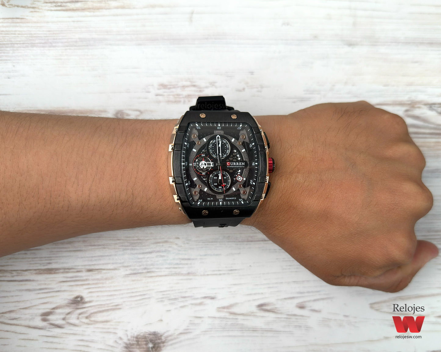 Reloj Curren Hombre Negro CU8442-NEOR