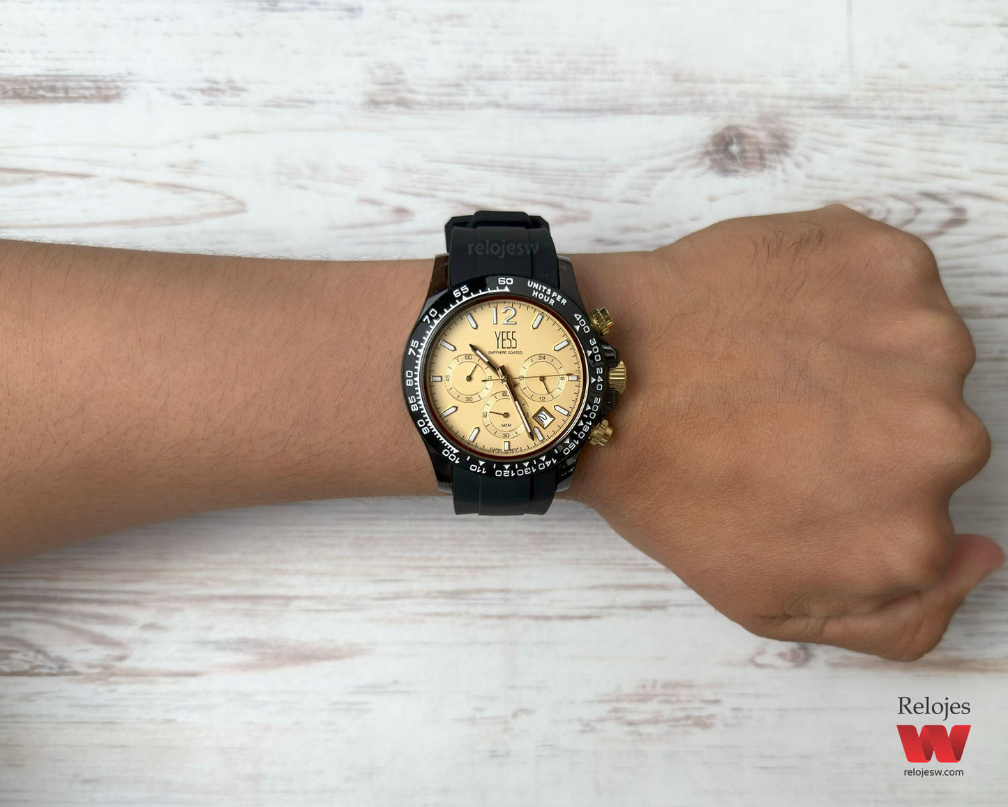 Reloj Yess Hombre Negro SMT-241007-3