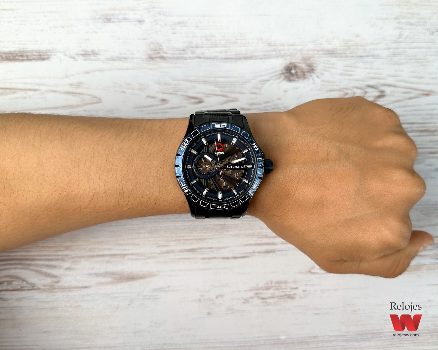 Reloj Loto Hombre Negro Azul LT-2501M-NEAZ