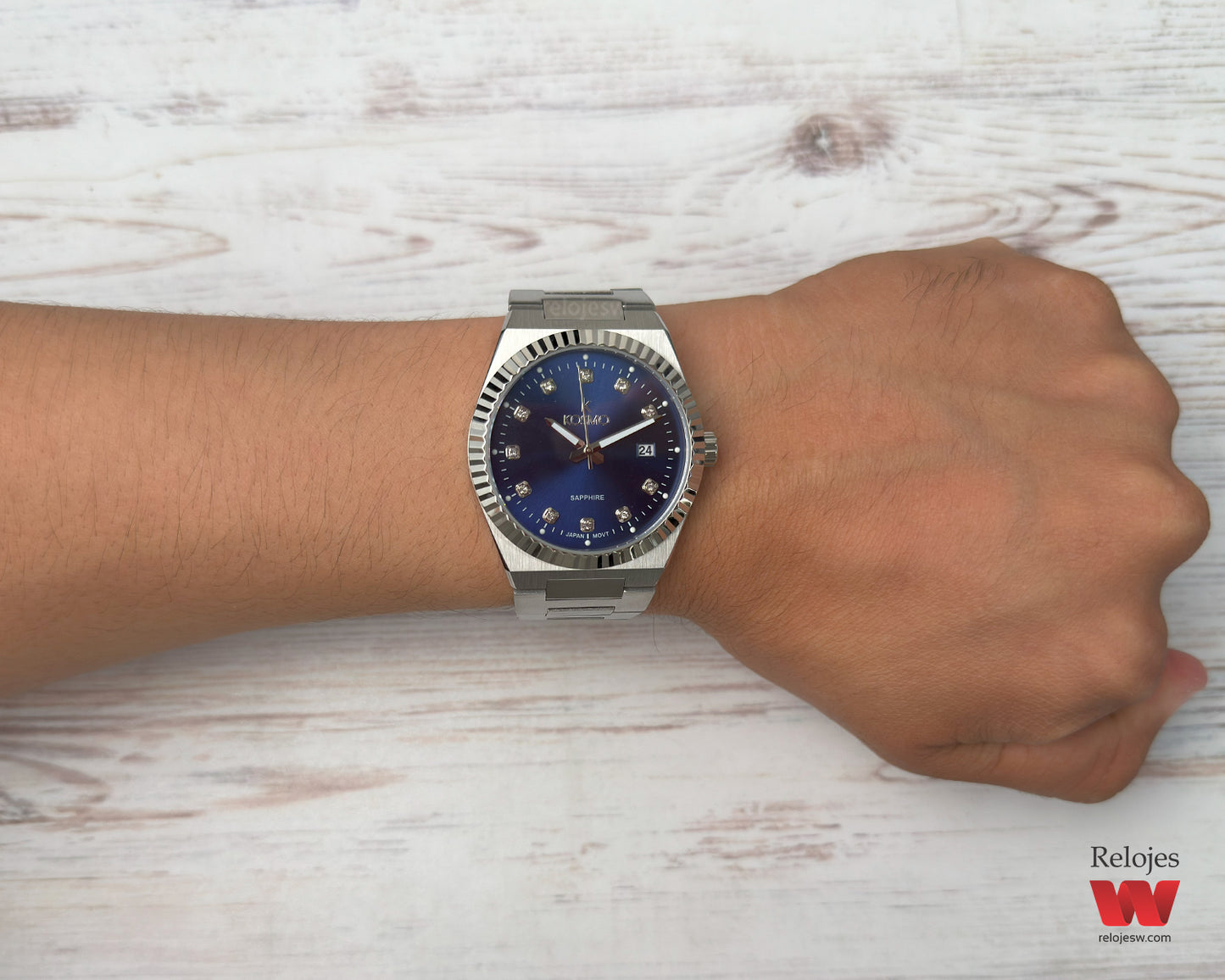 Reloj Kosmo Hombre Plateado K-610-PLAZ