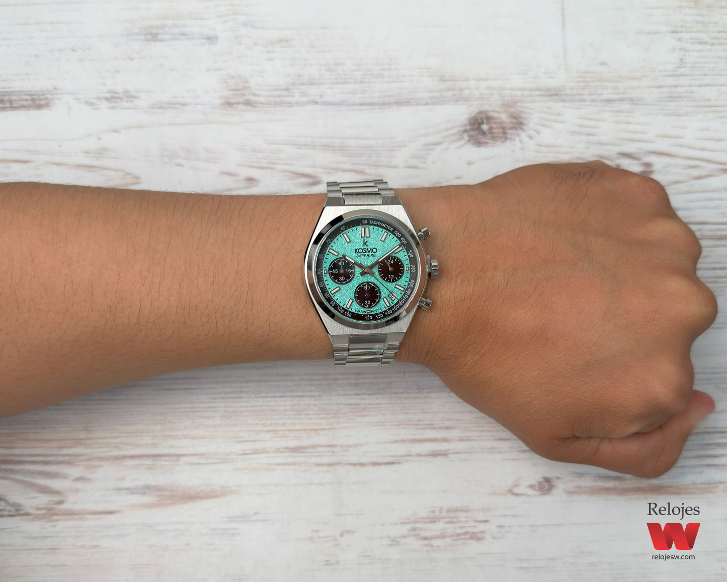 Reloj Kosmo Hombre Plateado K-645-PLAG