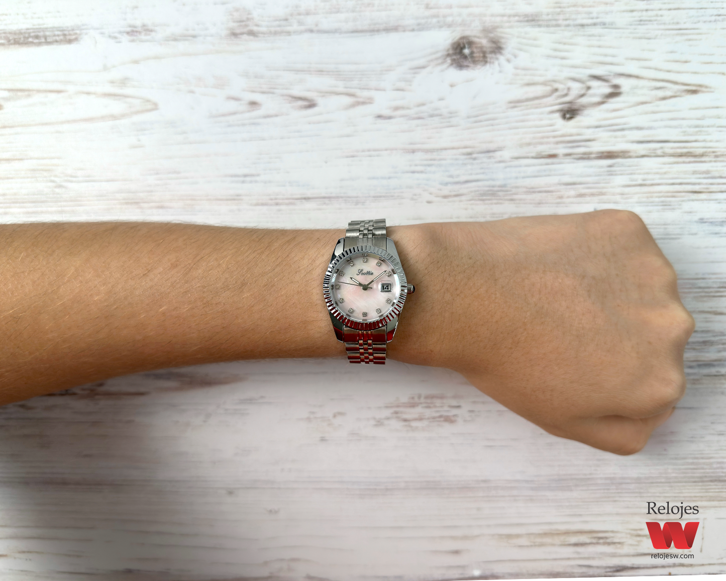 Reloj Scottie Mujer Plateado 9393-PLRS