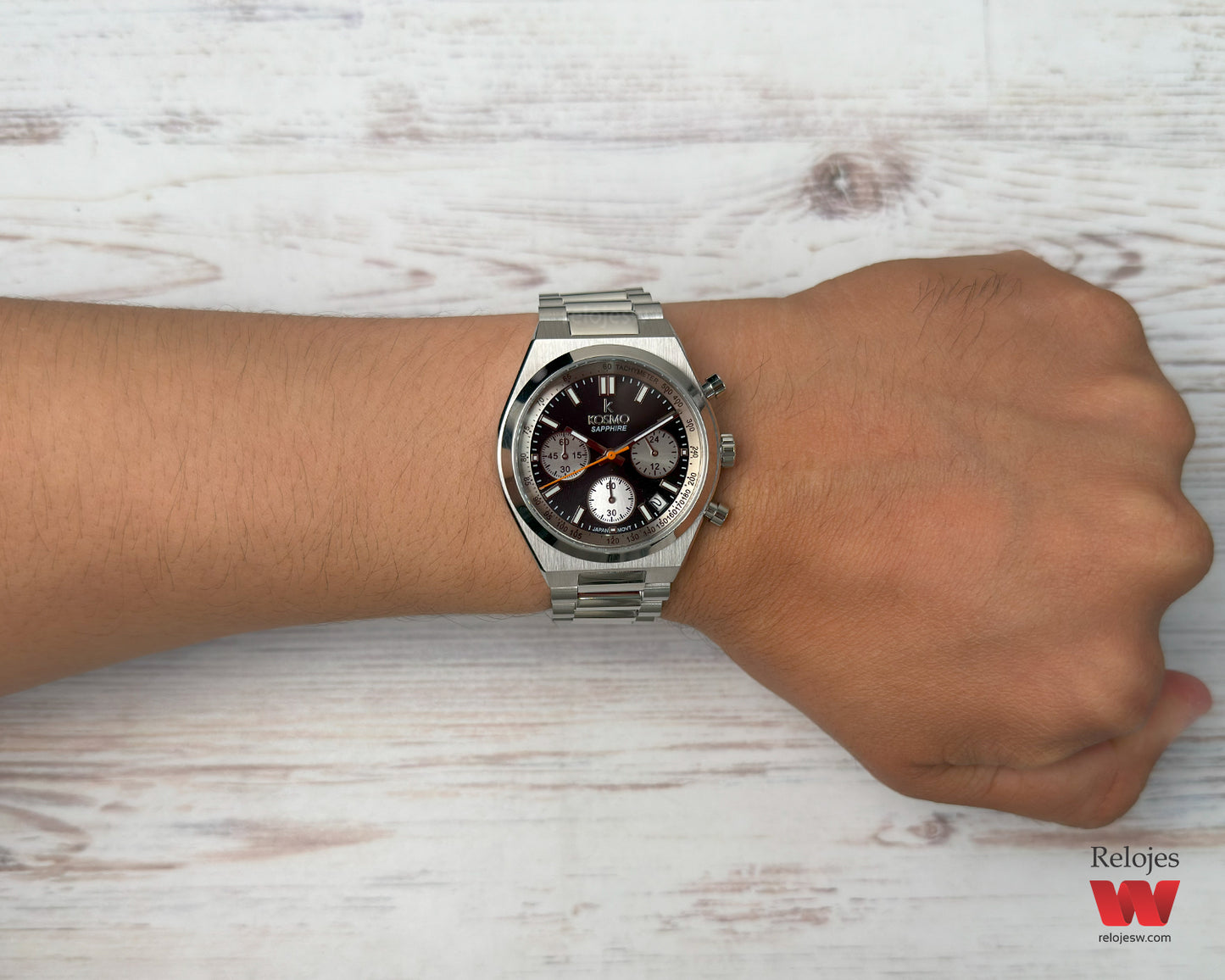 Reloj Kosmo Hombre Plateado K-645-PLNE