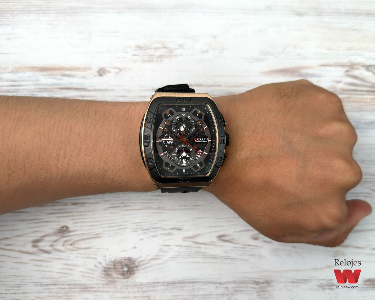 Reloj Curren Hombre Negro CU8443-NEOR