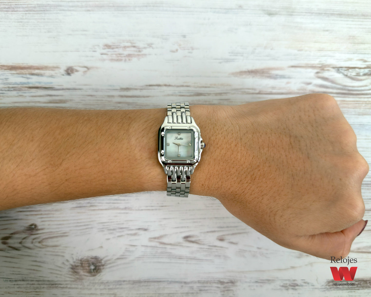 Reloj Scottie Mujer Plateado 9683-PLBL