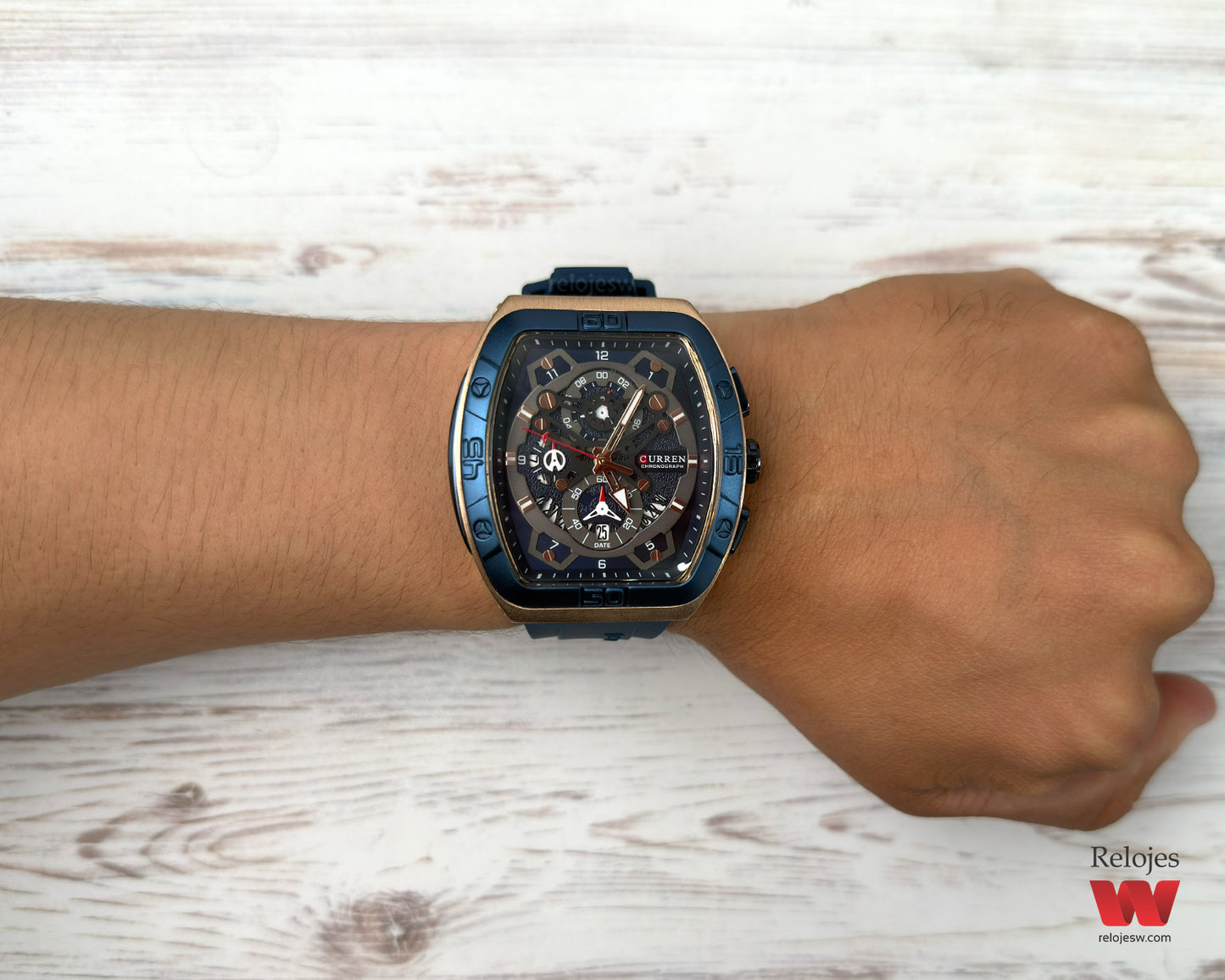 Reloj Curren Hombre Azul CU8443-AZOR