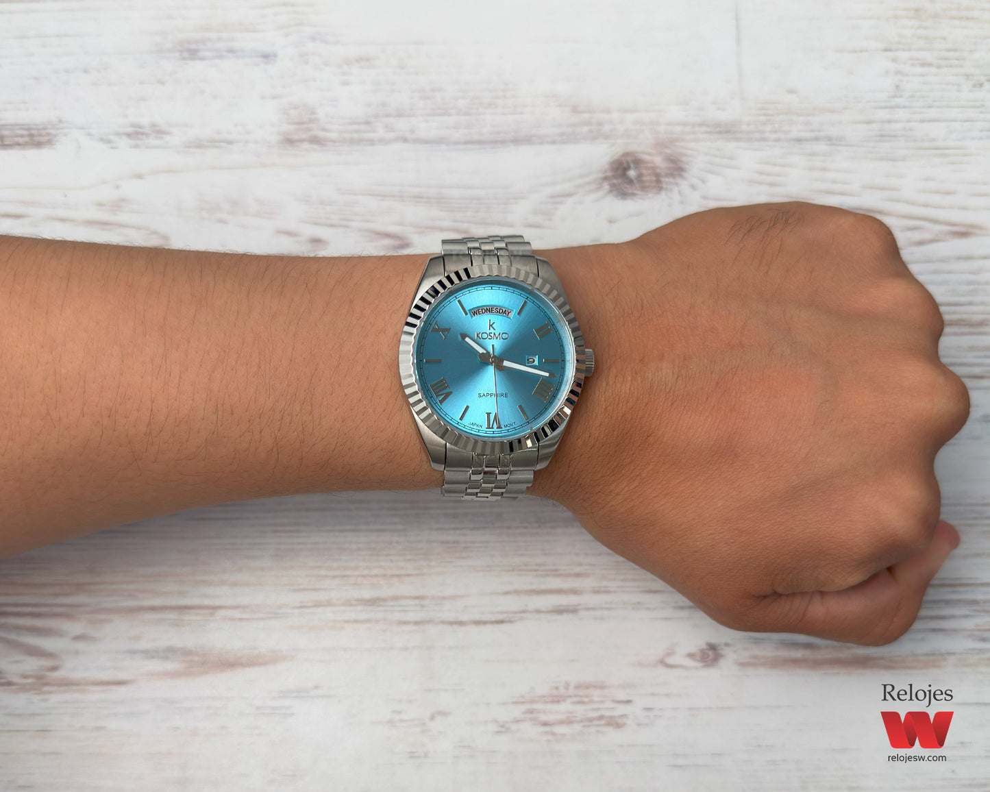 Reloj Kosmo Hombre Plateado K-583S-PLAZ