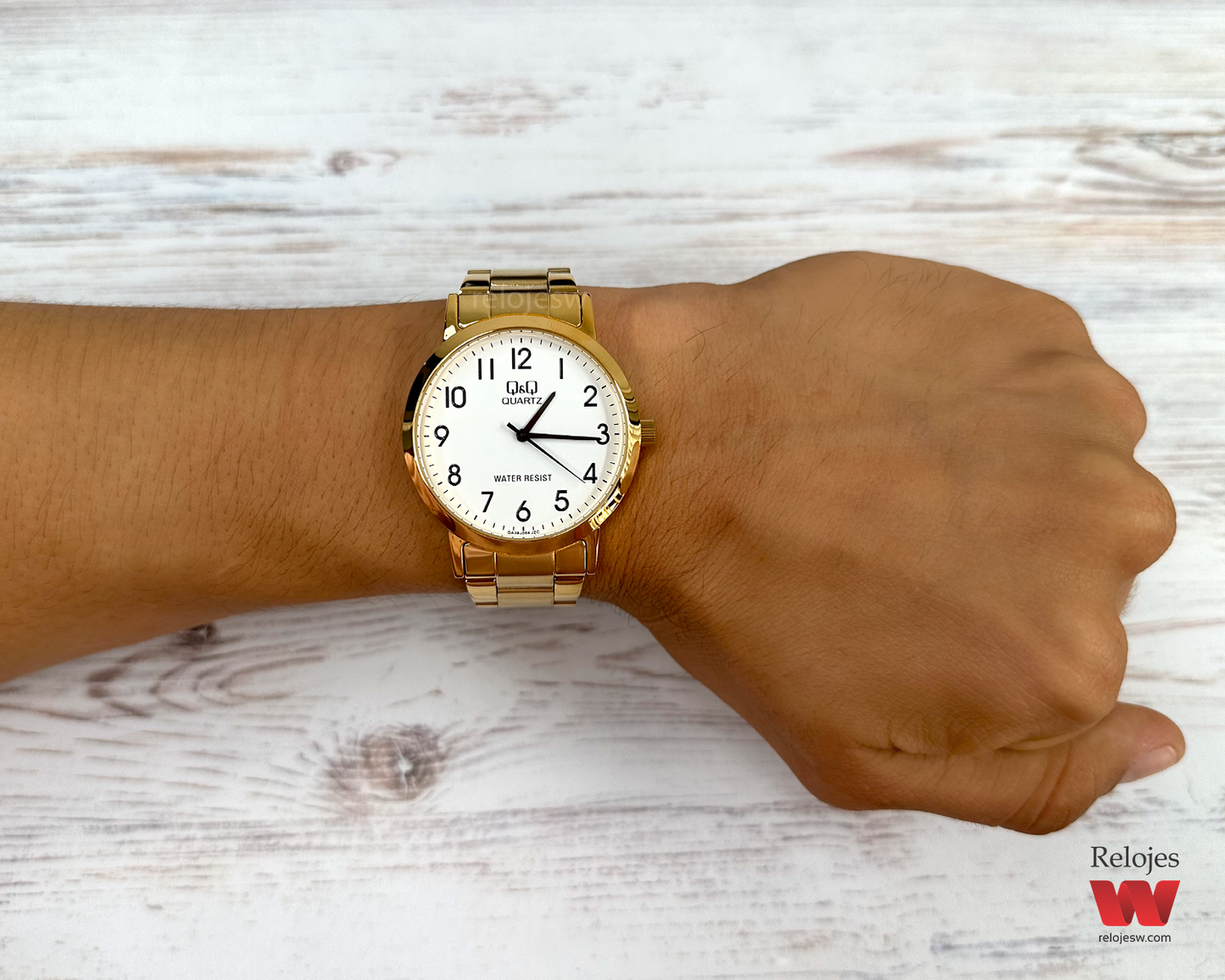 Reloj Q&Q Hombre QA38J004Y Dorado