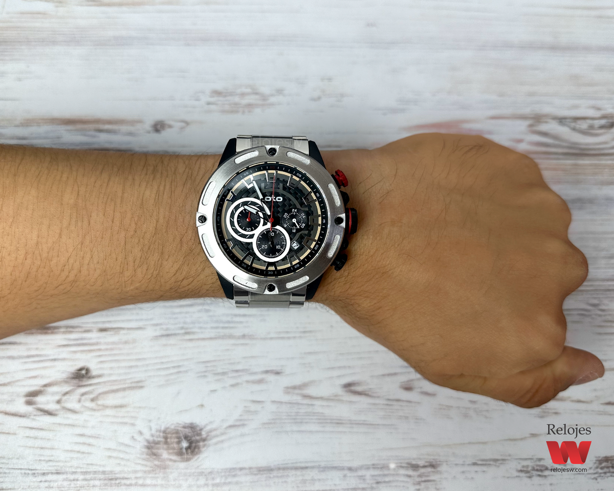 Reloj Loto Hombre Plateado LT-2417-PLPL