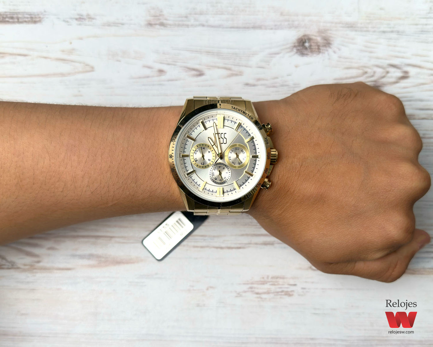 Reloj Yess Hombre Dorado Y24093-3