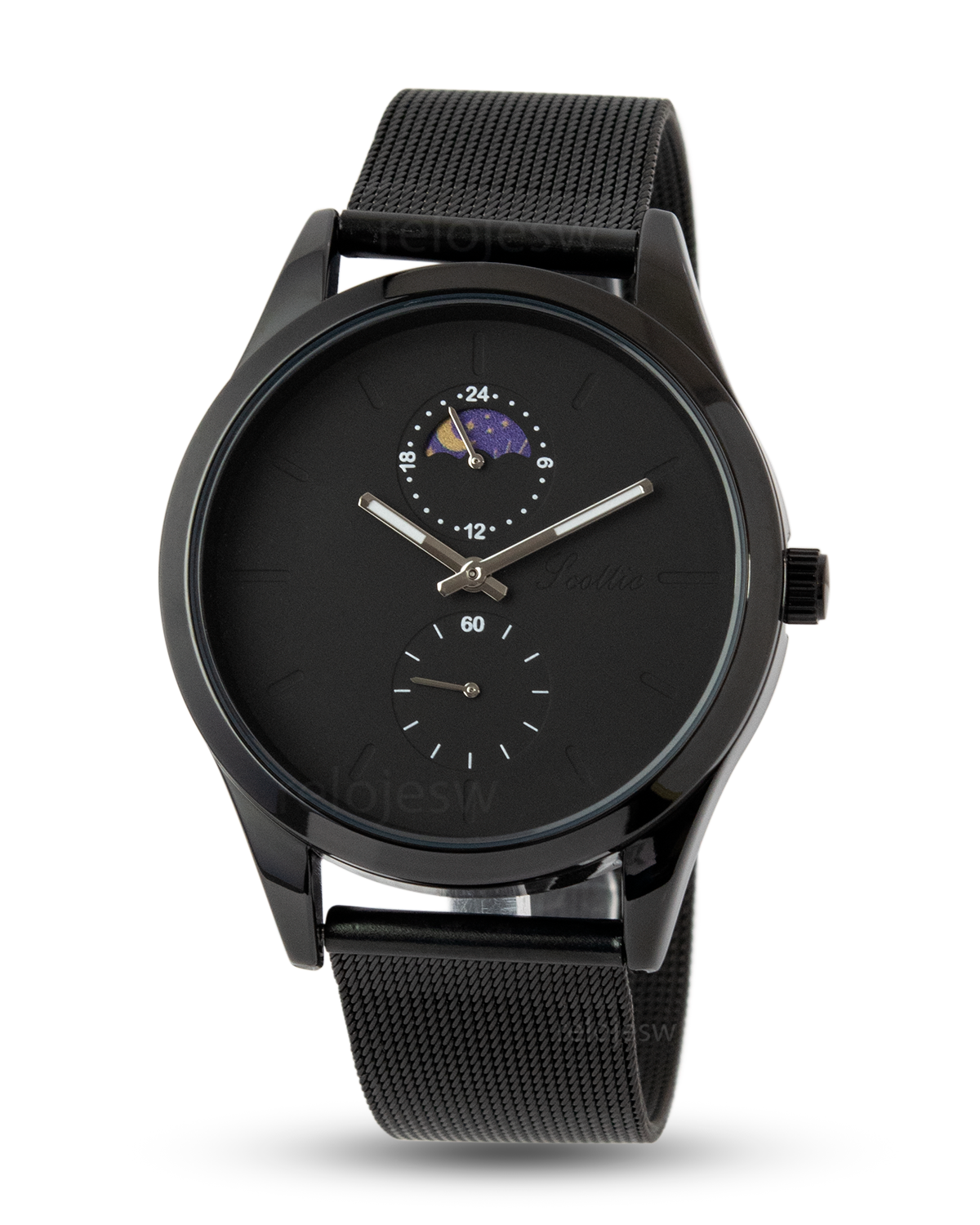 Reloj Scottie Hombre Negro 3001D-NE
