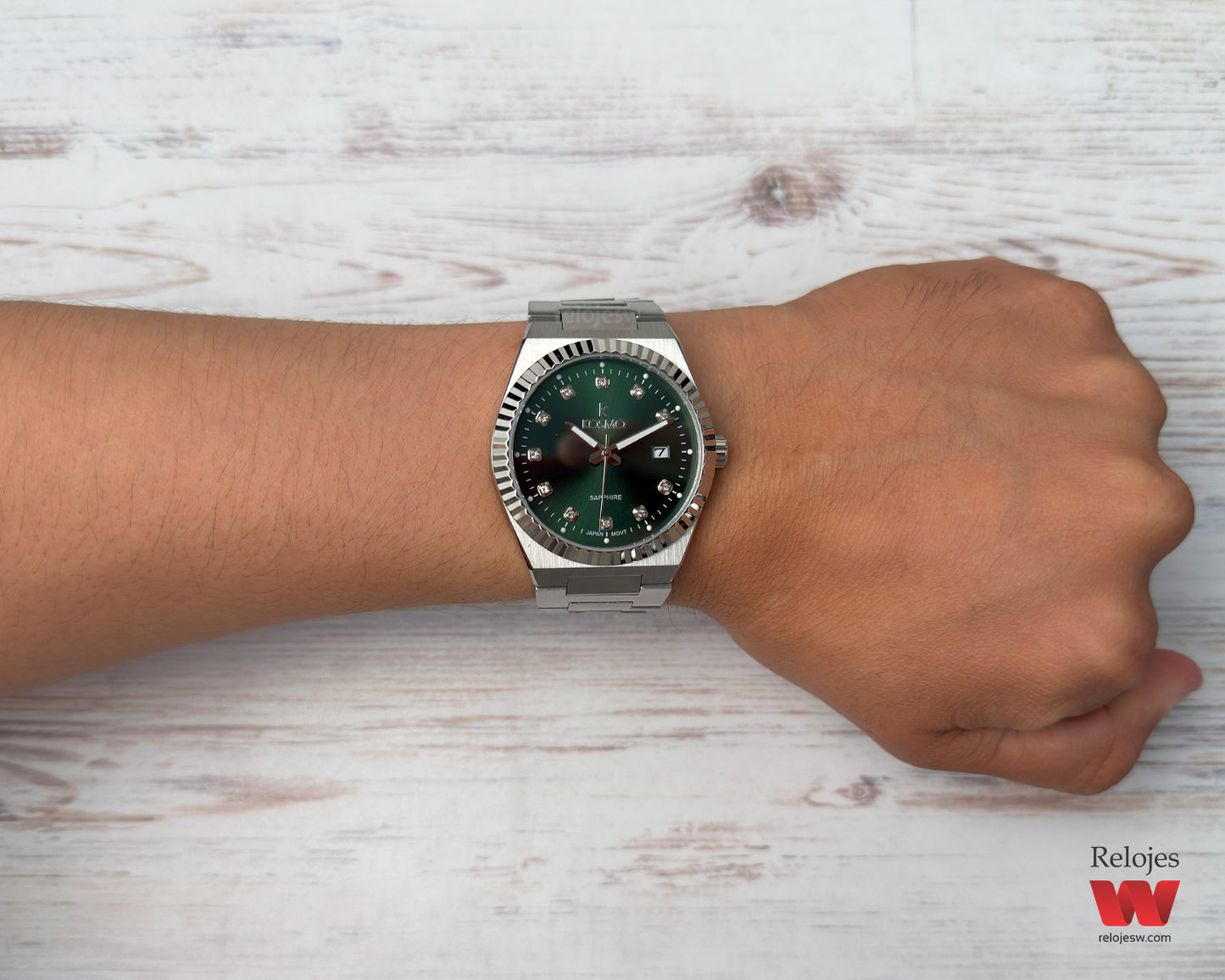 Reloj Kosmo Hombre Plateado K-610-PLVE