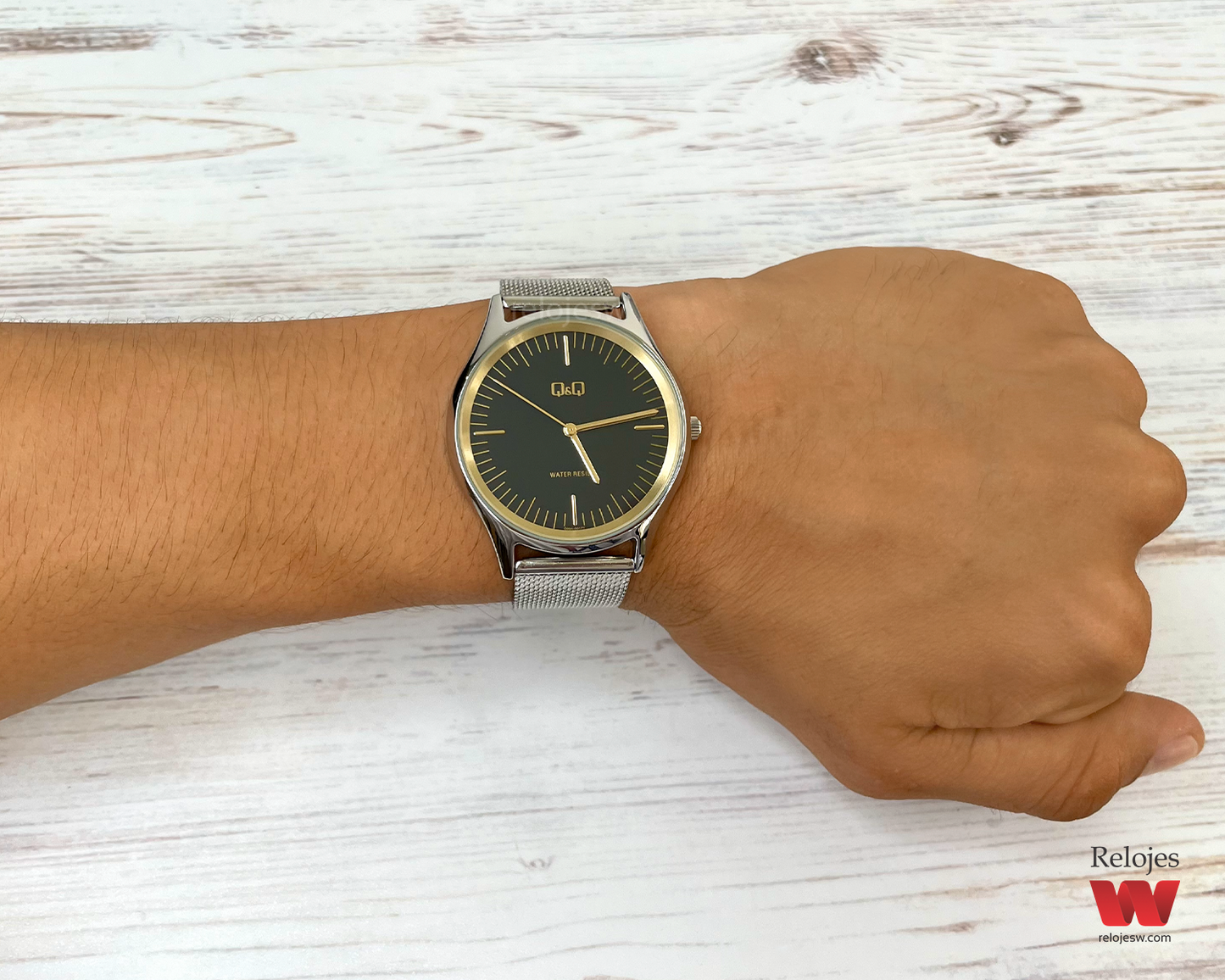 Reloj Q&Q Hombre Q00A001Y Plateado