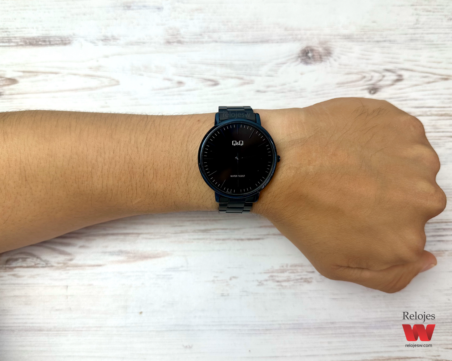 Reloj Q&Q Hombre Negro Azul QZ00J813Y