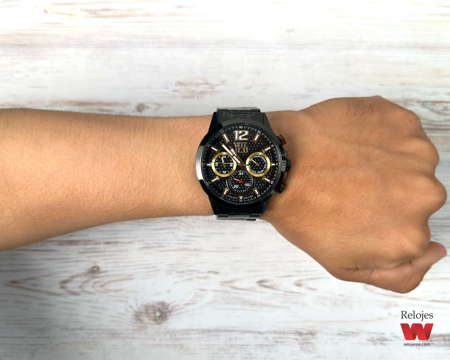 Reloj Yess Hombre Negro Y24090-5