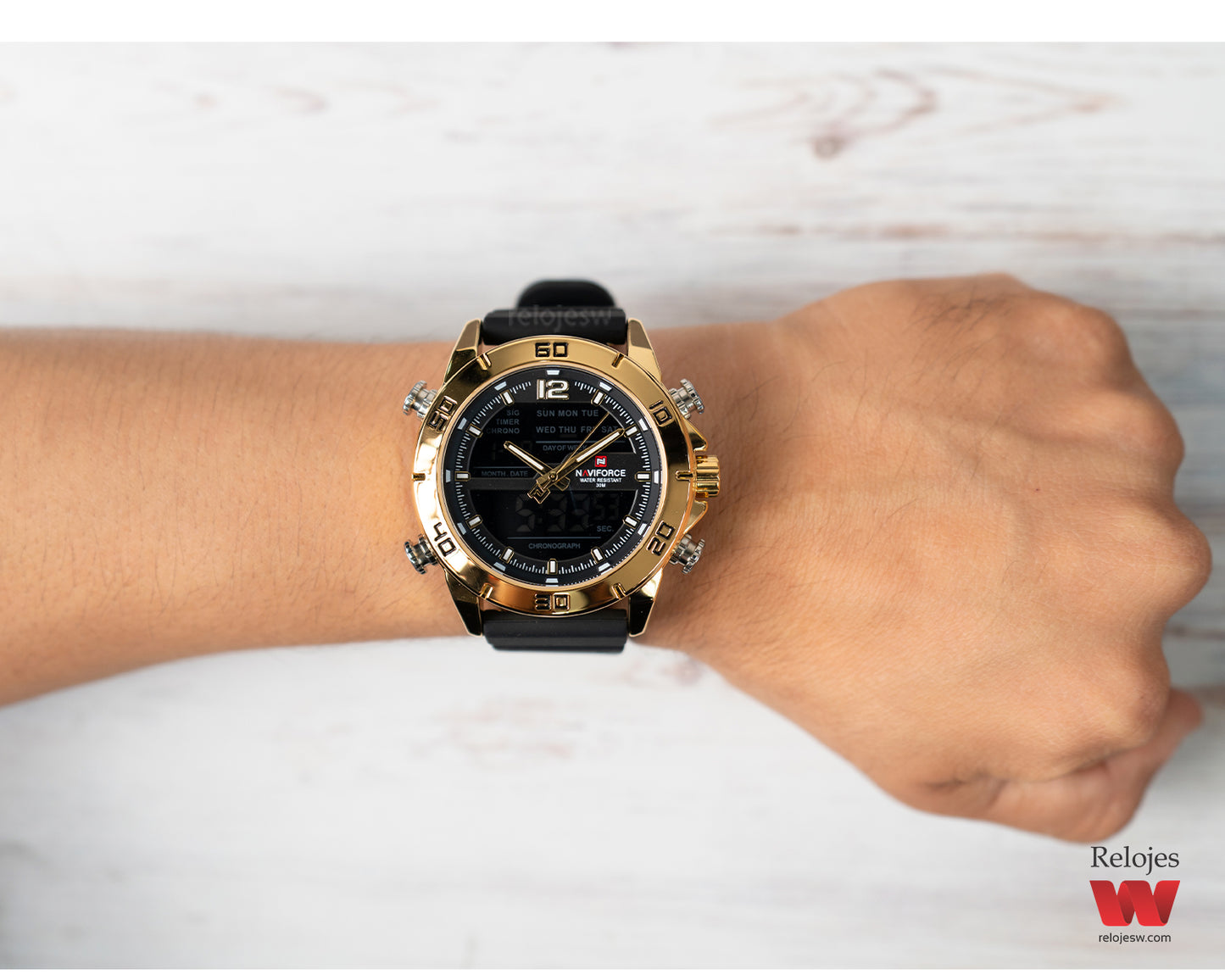 Reloj Naviforce Hombre Negro NF9253-NEDO
